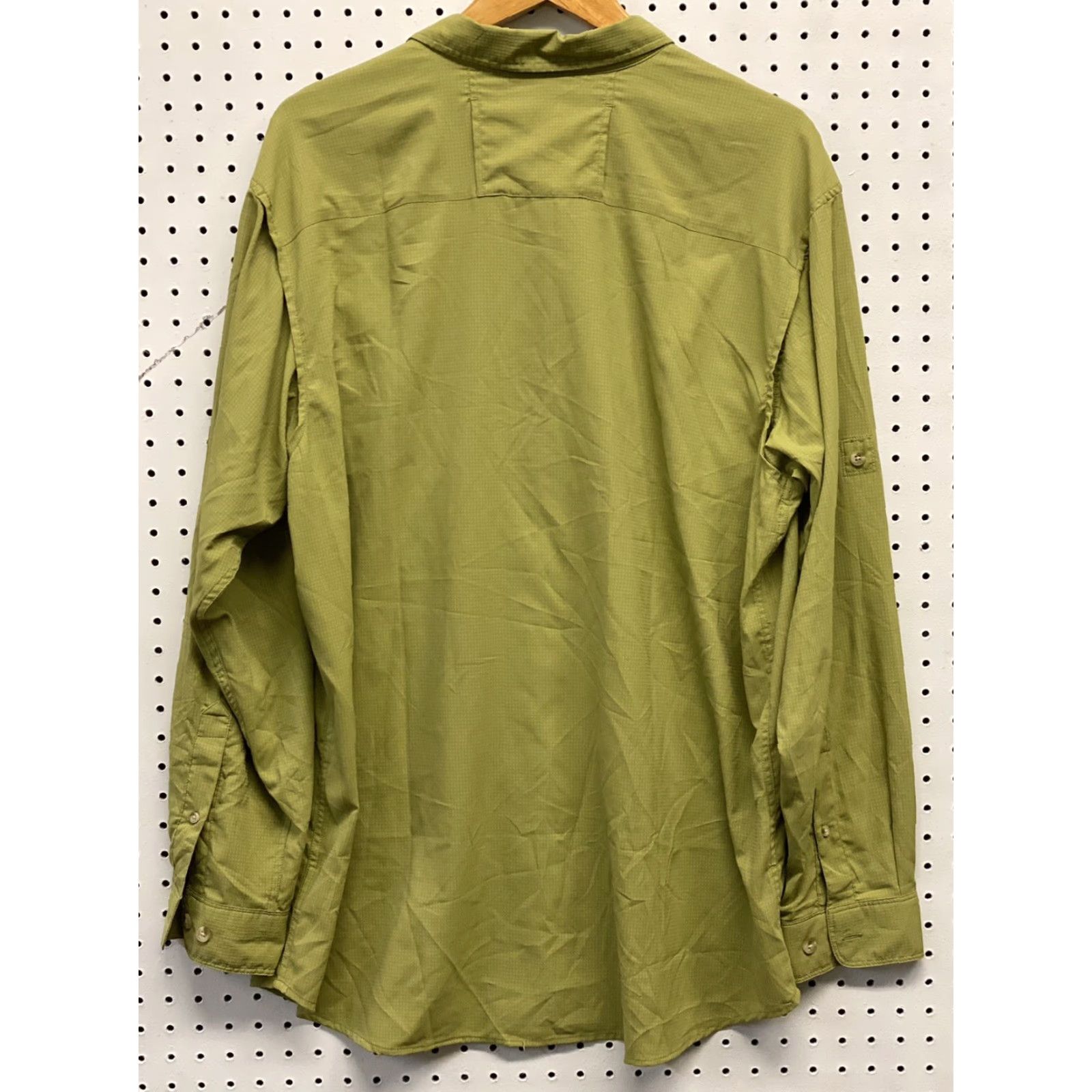 Vintage Columbia Shirt Insect Blocker XL Green Mini Check Long Sleeve Hiking Mens Insect Blocker Button-Up Shirt Mens Size US XL / EU 56 / 4 - 2 Thumbnail