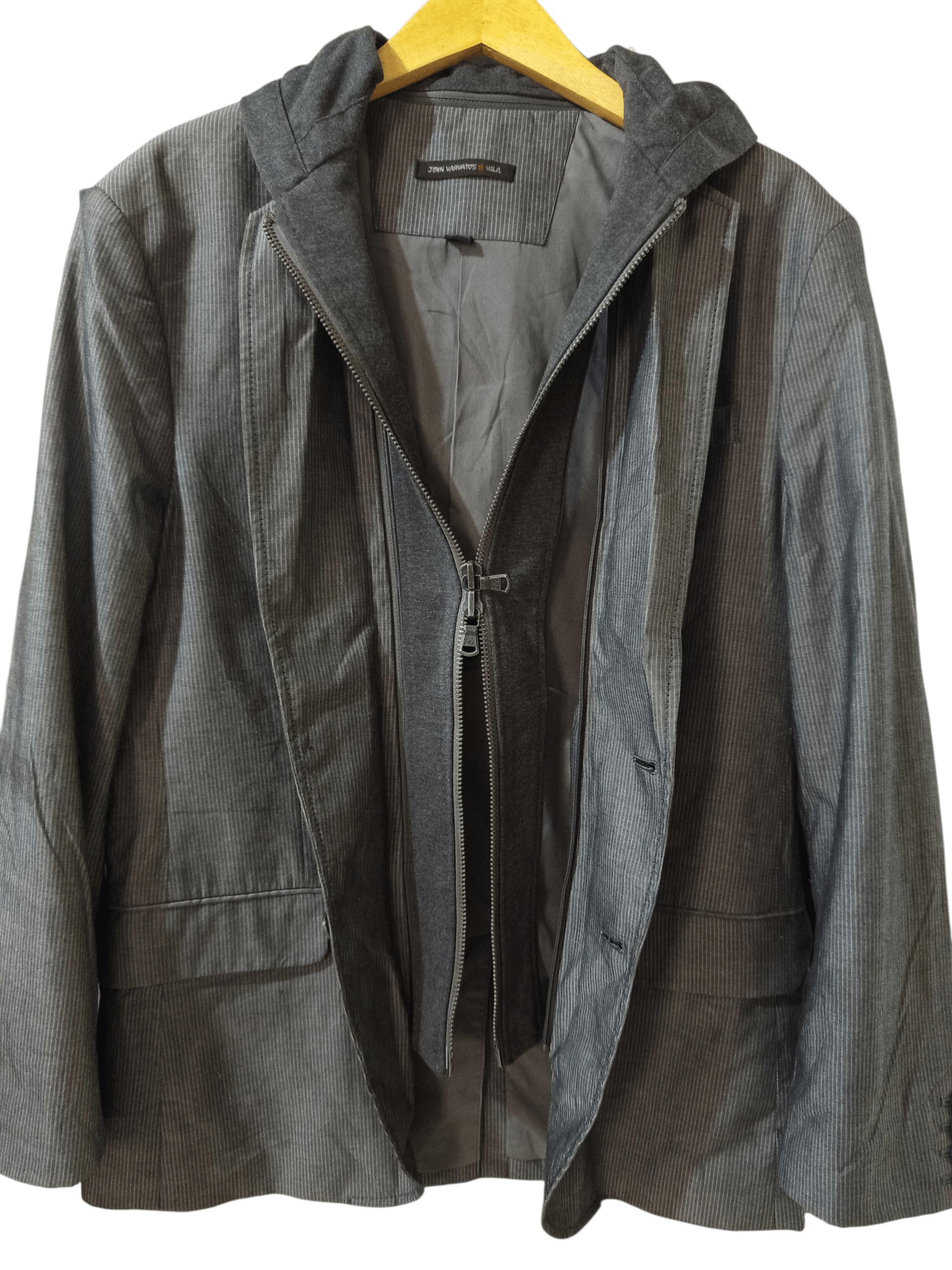 John Varvatos John Varvatos Hooded Blazer Size US L / EU 52-54 / 3 - 3 Thumbnail