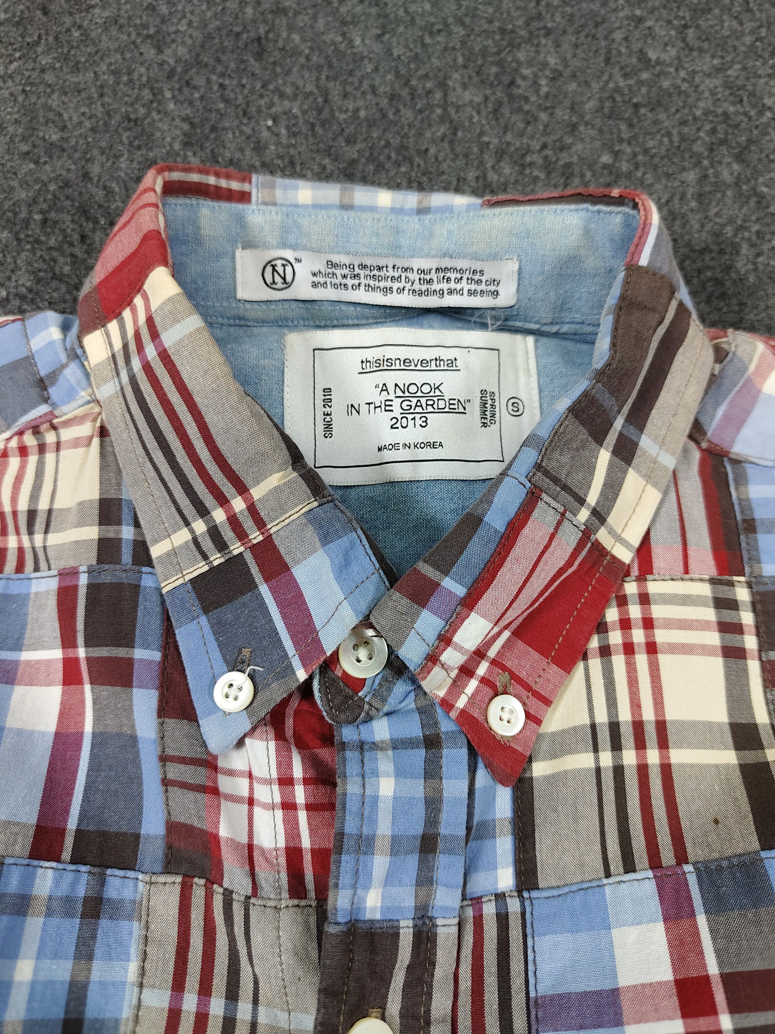thisisneverthat Thisisneverthat🔥SS13 A Nook in The Garden Pacthwork Madras Size US M / EU 48-50 / 2 - 5 Thumbnail