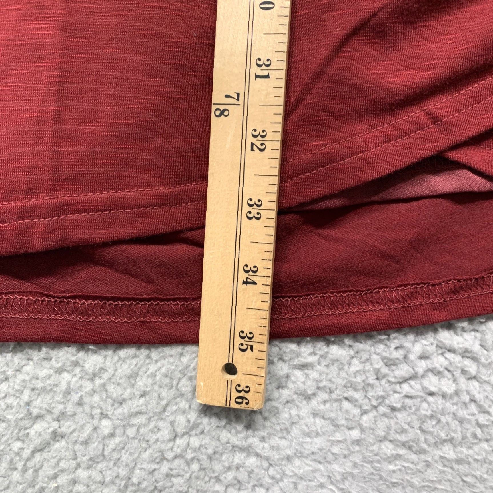 Vintage BTFBM Dress Women's M Burgundy Left Side Gathered Inner Slip High Quality NWT Dress Size M / US 6-8 / IT 42-44 - 8 Thumbnail