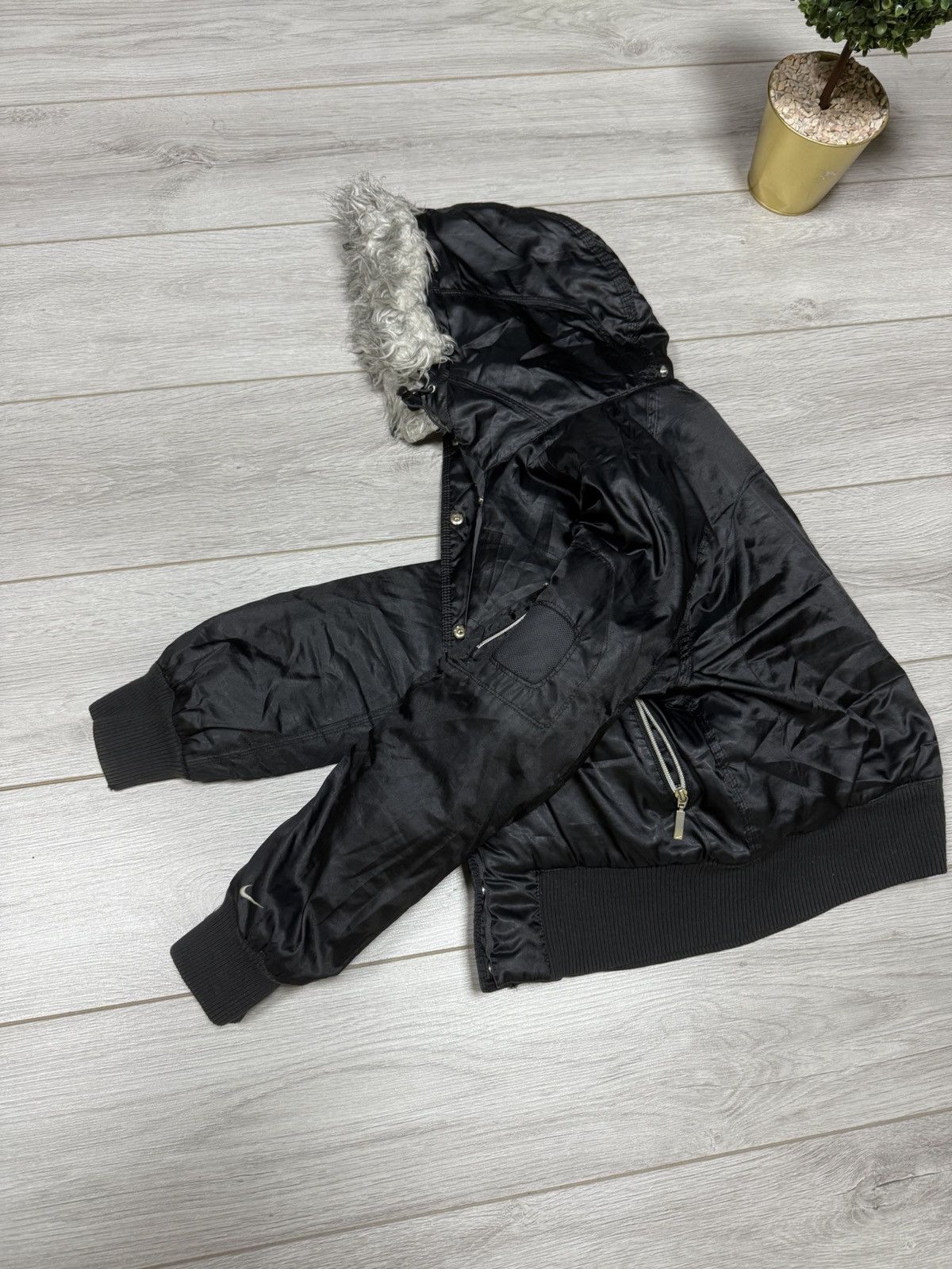 Nike Nike vintage N2B zip hood bomber nylon fur alaska jacket Size S / US 4 / IT 40 - 5 Thumbnail