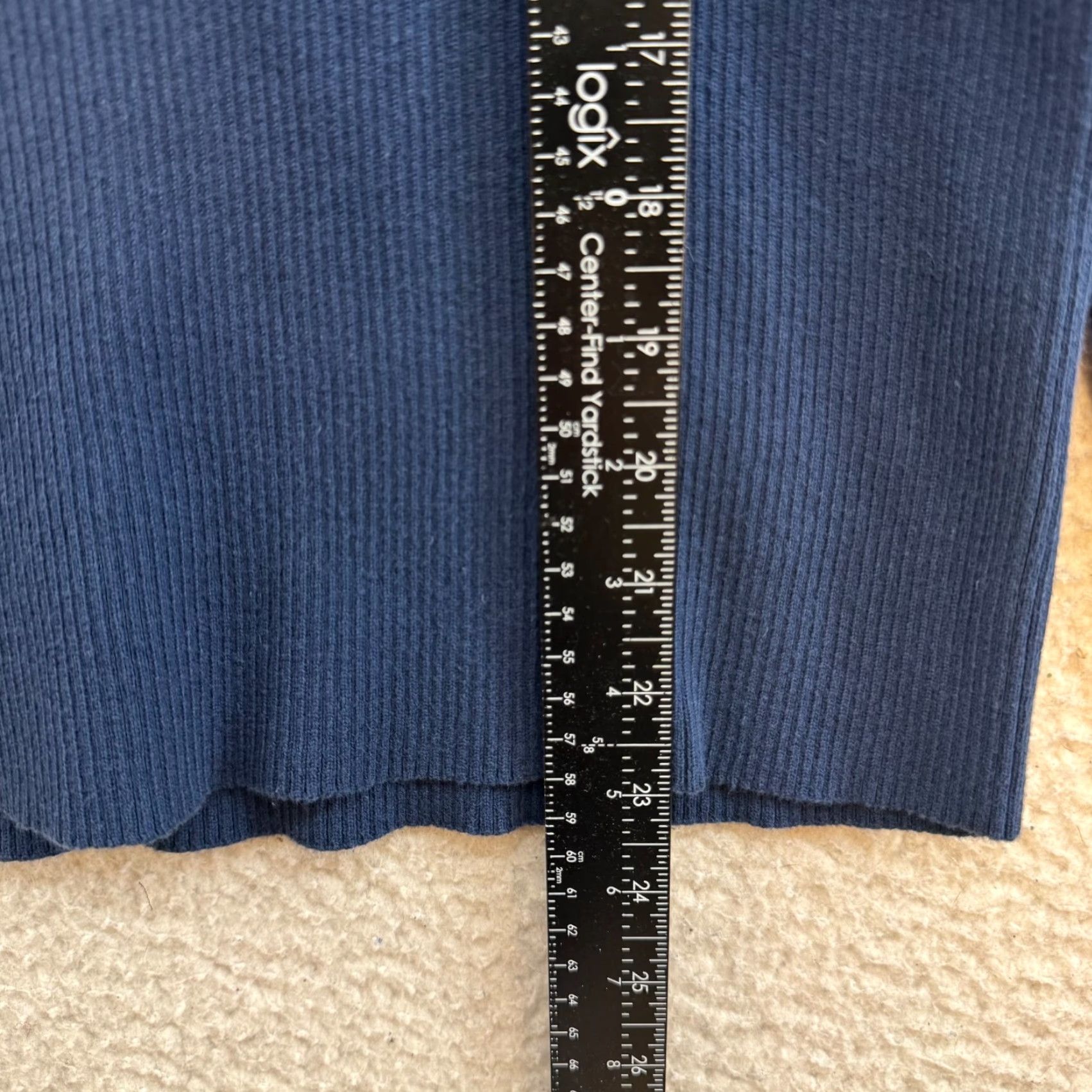 Ralph Lauren VINTAGE Lauren Ralph Lauren Turtleneck Sweater XL Large Blue Rib Knit Logo Mens? Womens? Size XL / US 12-14 / IT 48-50 - 6 Thumbnail
