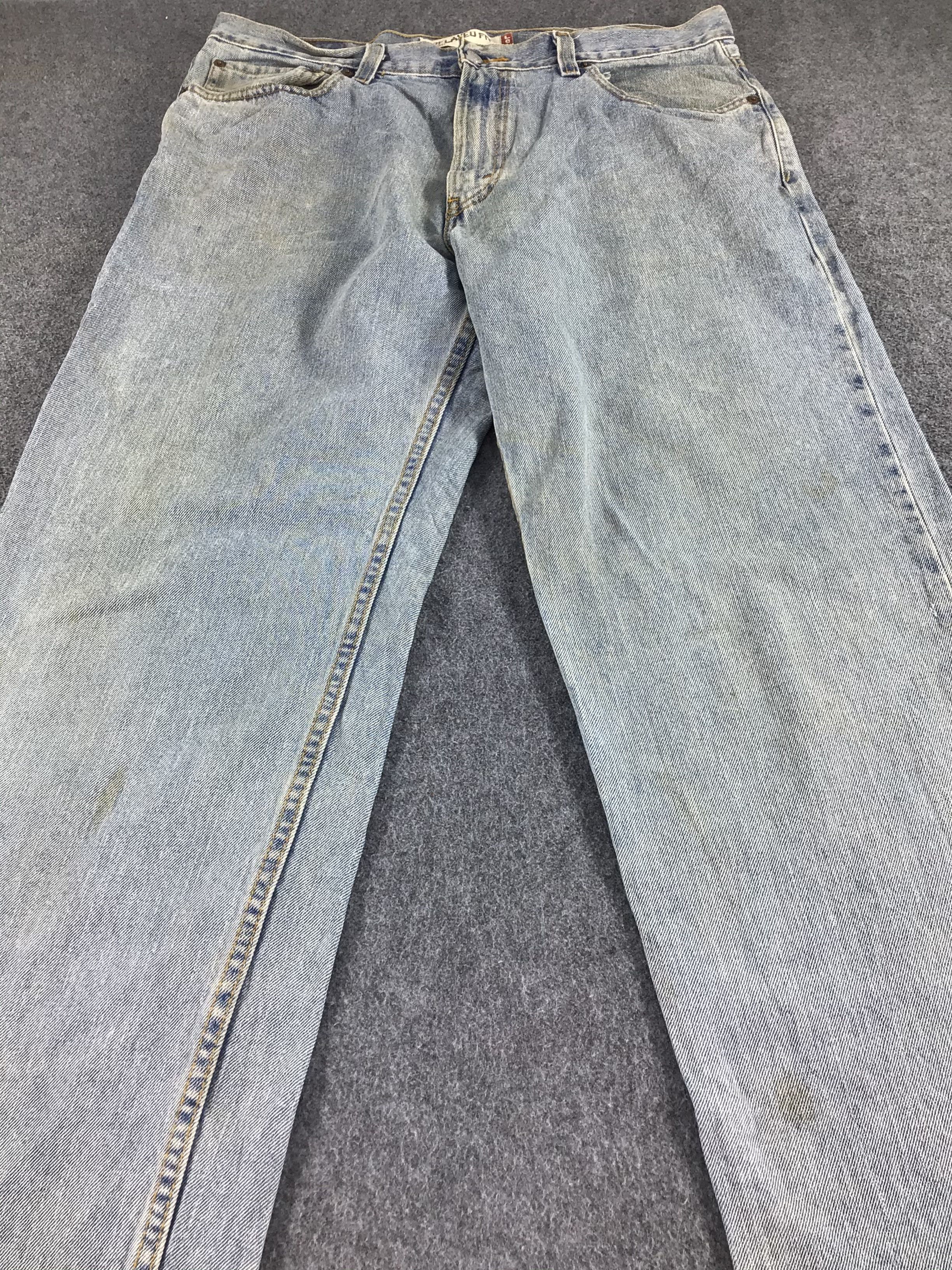 Levi's Vintage Levis 550 Jeans Dirty Light Wash - J500 Size US 37 - 3 Thumbnail