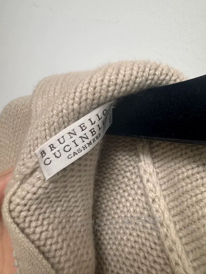 Brunello Cucinelli Brunello Cucinelli Beige Cashmere Dress, Wearable Inside O Size S / US 4 / IT 40 - 5 Thumbnail