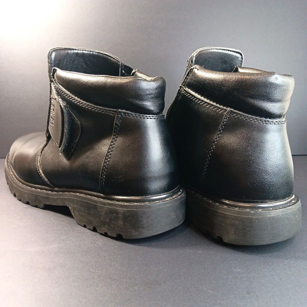 Denver Hayes Leather Denver Hays Slip On Hook And Loop Mens Combat Boots Size US 11 / EU 44 - 4 Thumbnail