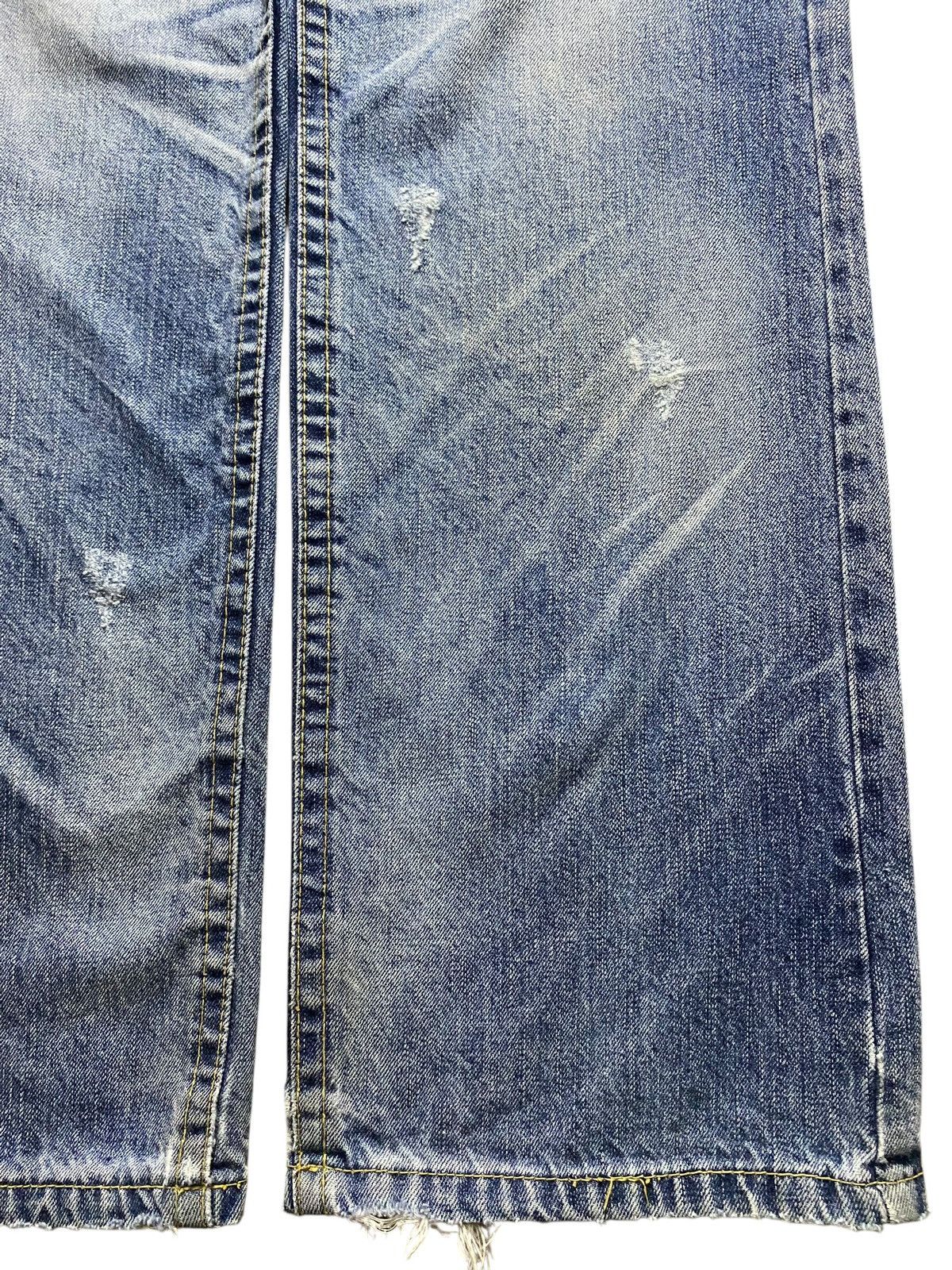 Beauty Beast Vintage 80’s Lolita Pepsi Cola Embroidered Baggy Jeans Size US 35 - 11 Thumbnail