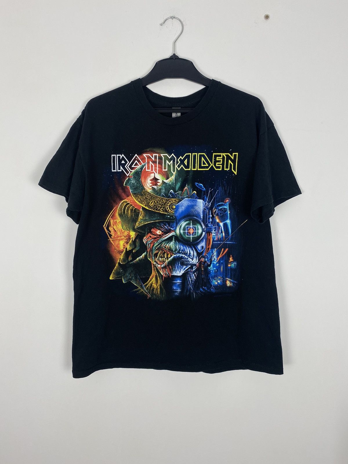 Band Tees Iron Maiden The Future Past Tour 2023 Tee rare y2k Size US L / EU 52-54 / 3 - 6 Thumbnail