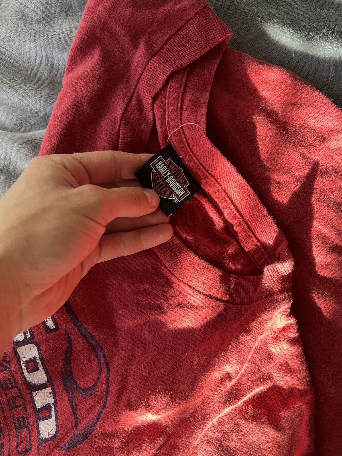 Harley Davidson × Vintage Burgundy red tank top Vintage 2003 Harley Davidson Size US L / EU 52-54 / 3 - 6 Thumbnail