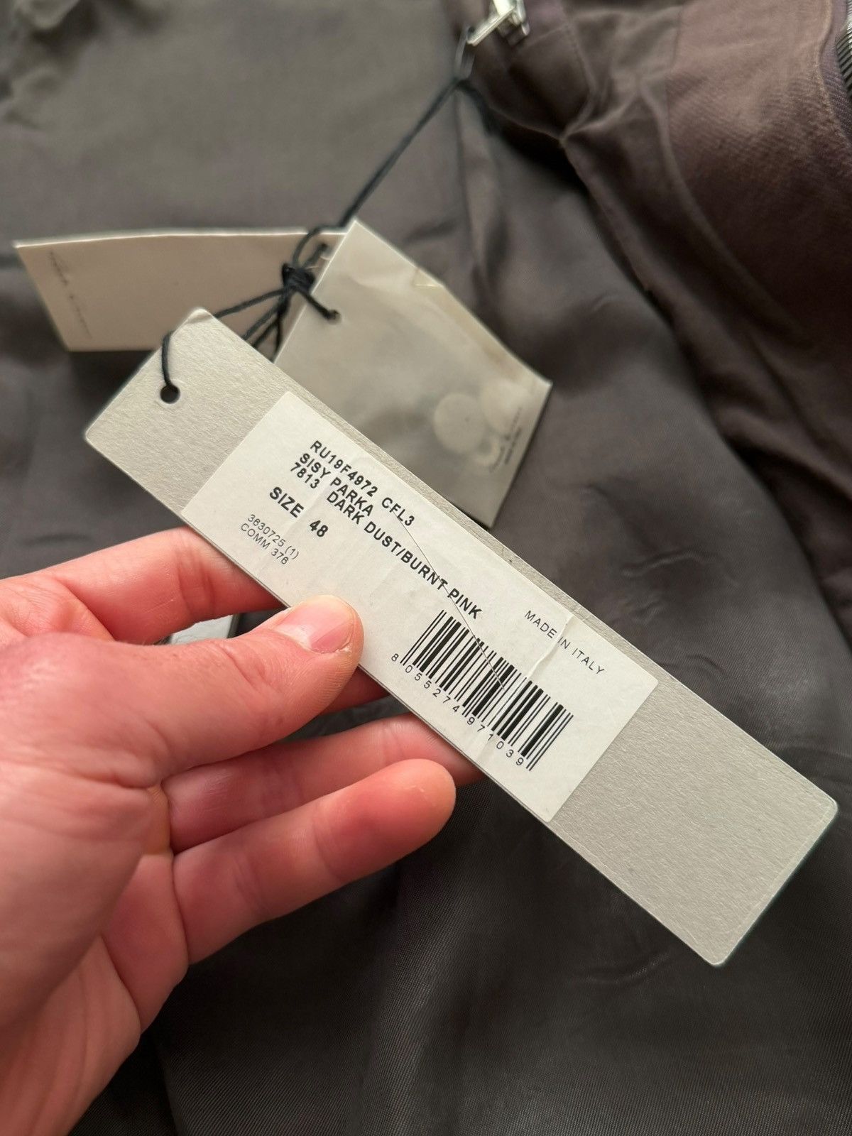 Rick Owens RARE 2019 Larry GIANT Sisy Suede Panel Parka Size US M / EU 48-50 / 2 - 15 Thumbnail