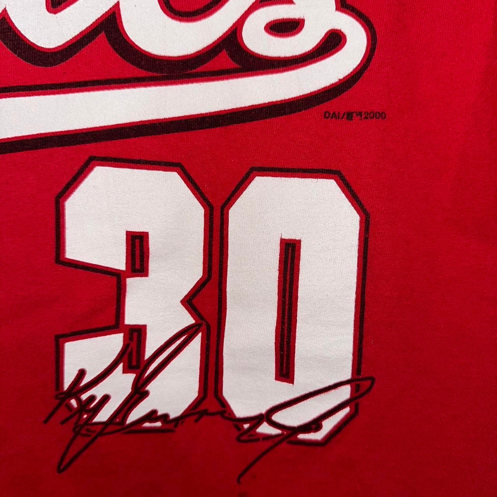 MLB × Vintage Vintage 2000 Ken Griffey Jr. No 30 Cincinnati Reds size XL Size US XL / EU 56 / 4 - 4 Thumbnail