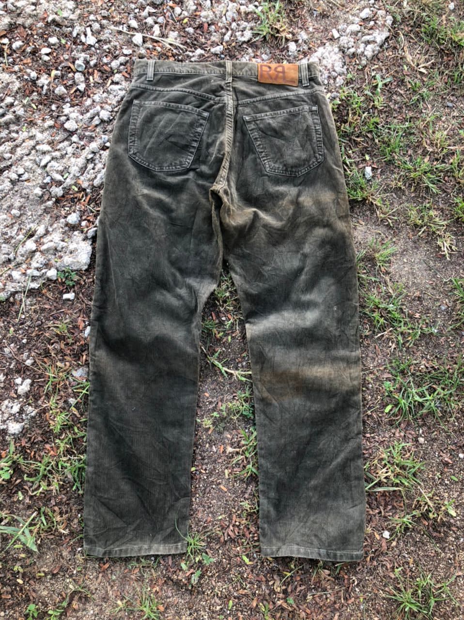 Ralph Lauren Rare🔥 Vintage RRL Ralph Lauren Corduroy Pants Size US 31 - 2 Thumbnail