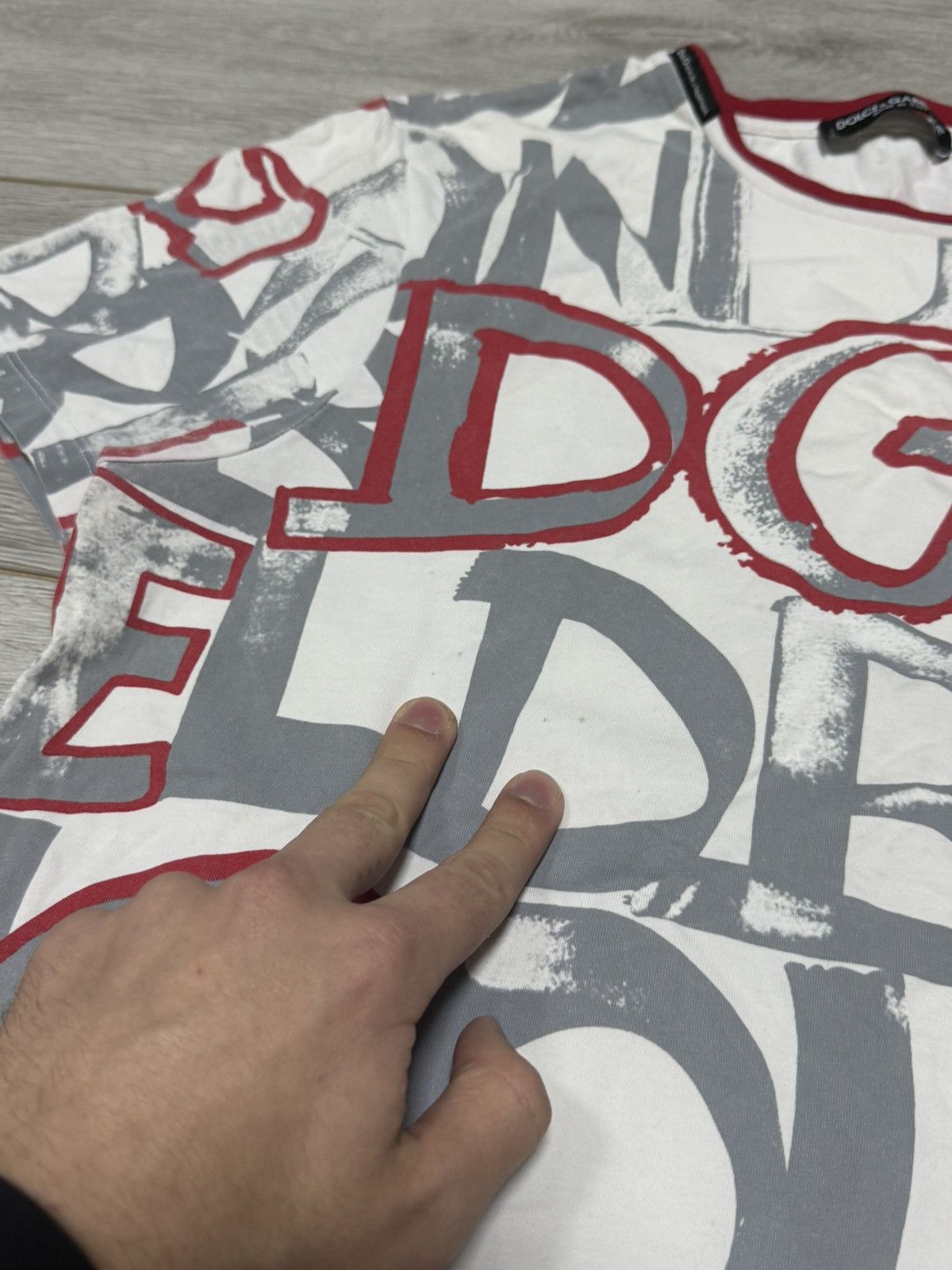 Dolce & Gabbana Dolce Gabbana monogram all over DG tee shirt Size US M / EU 48-50 / 2 - 3 Thumbnail