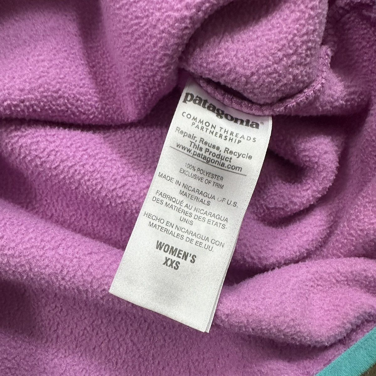 Patagonia Vintage 2000s Patagonia Synchilla Snap Fleece Pullover Size XXS / US 00 / IT 34 - 12 Thumbnail