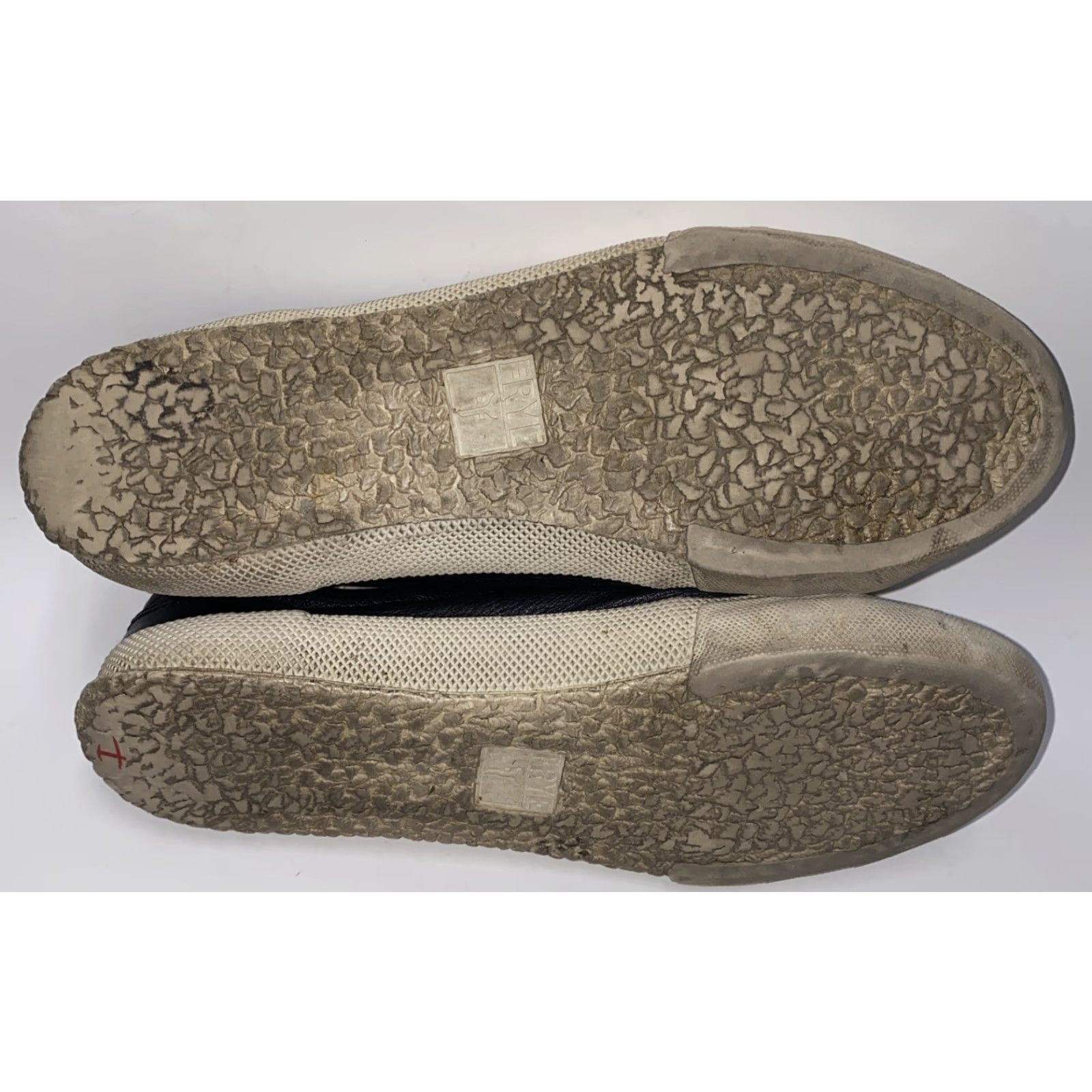 Frye Frye KIRA Leather Low Top Sneakers Lace Up Black Women 9.5M Shoe Size M Size L / US 10 / IT 46 - 5 Thumbnail