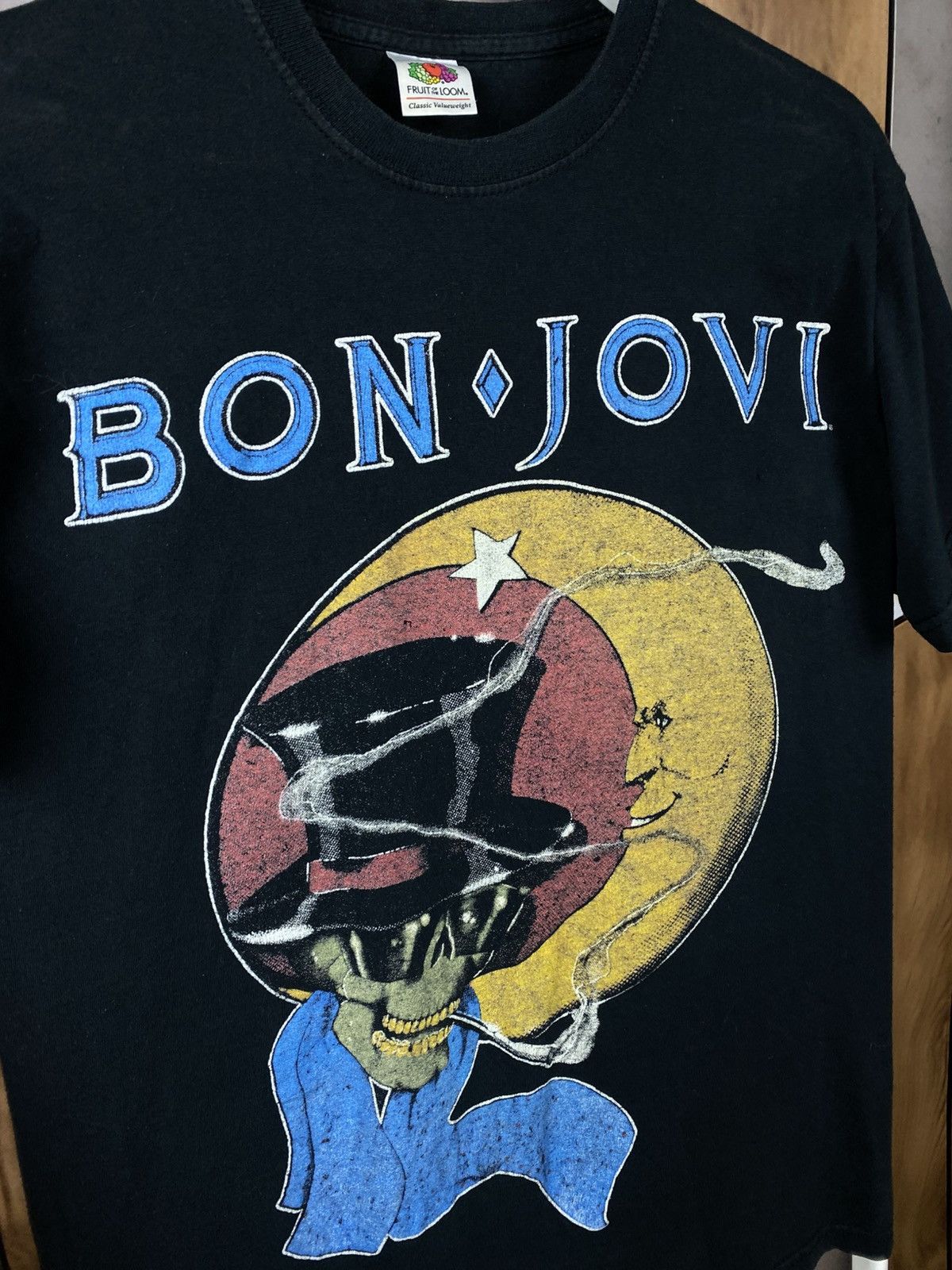 Bon Jovi 🎸Vintage T-Shirt Bon Jovi Rocks Your Ass Off Rock Band Tee🎸 Size US M / EU 48-50 / 2 - 2 Thumbnail