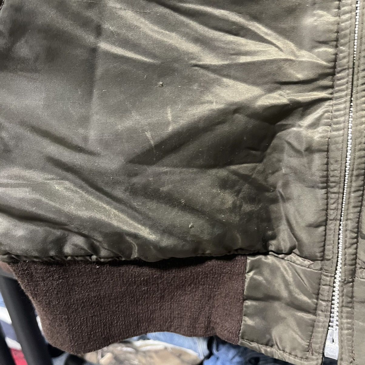 Vintage Vintage 70s Timber King Bomber Flight Jacket Faux Fur Large Size US L / EU 52-54 / 3 - 7 Thumbnail