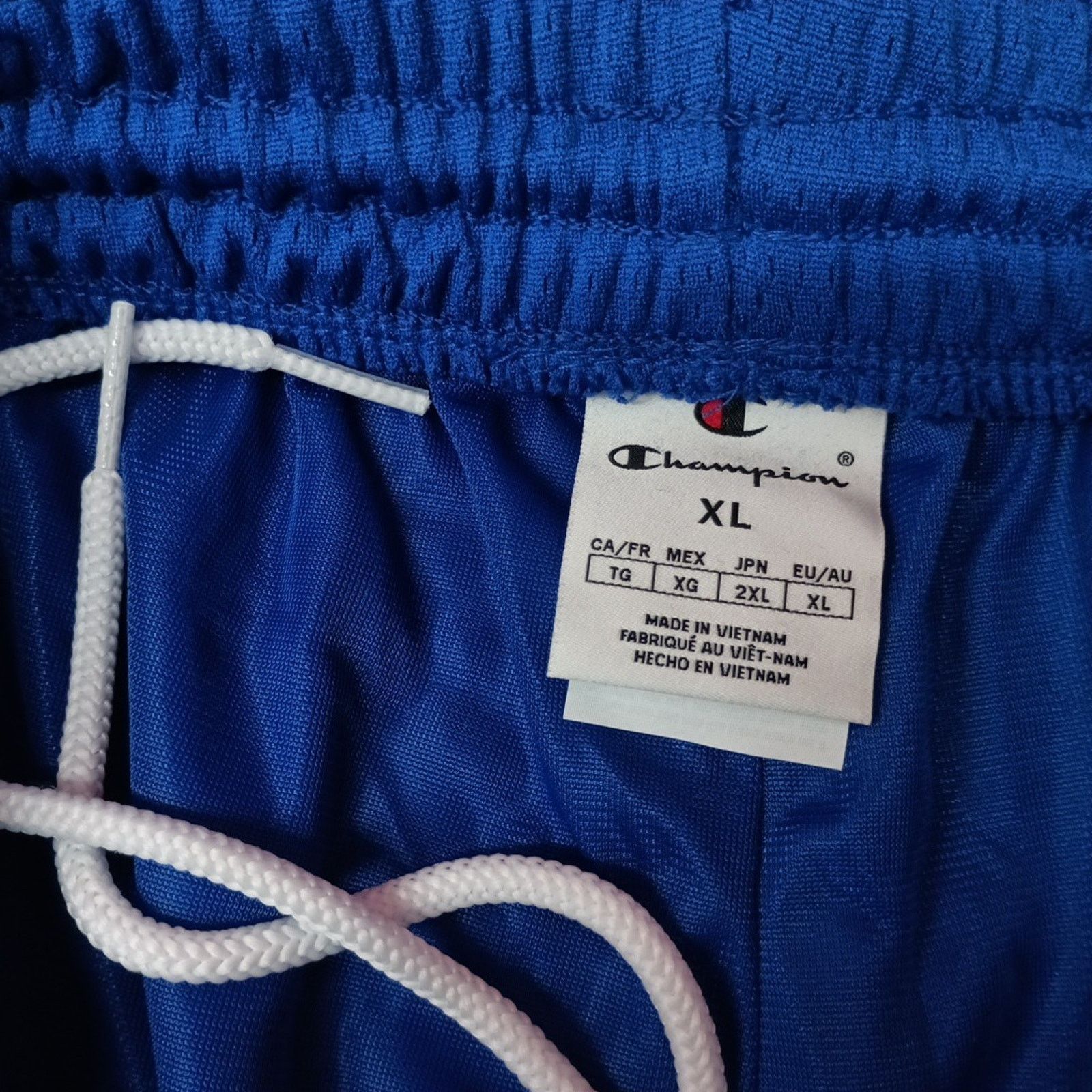 Champion Champion Attack Shorts Men's XL Blue Mesh Striped 7” Inseam Size US 38 / EU 54 - 4 Thumbnail