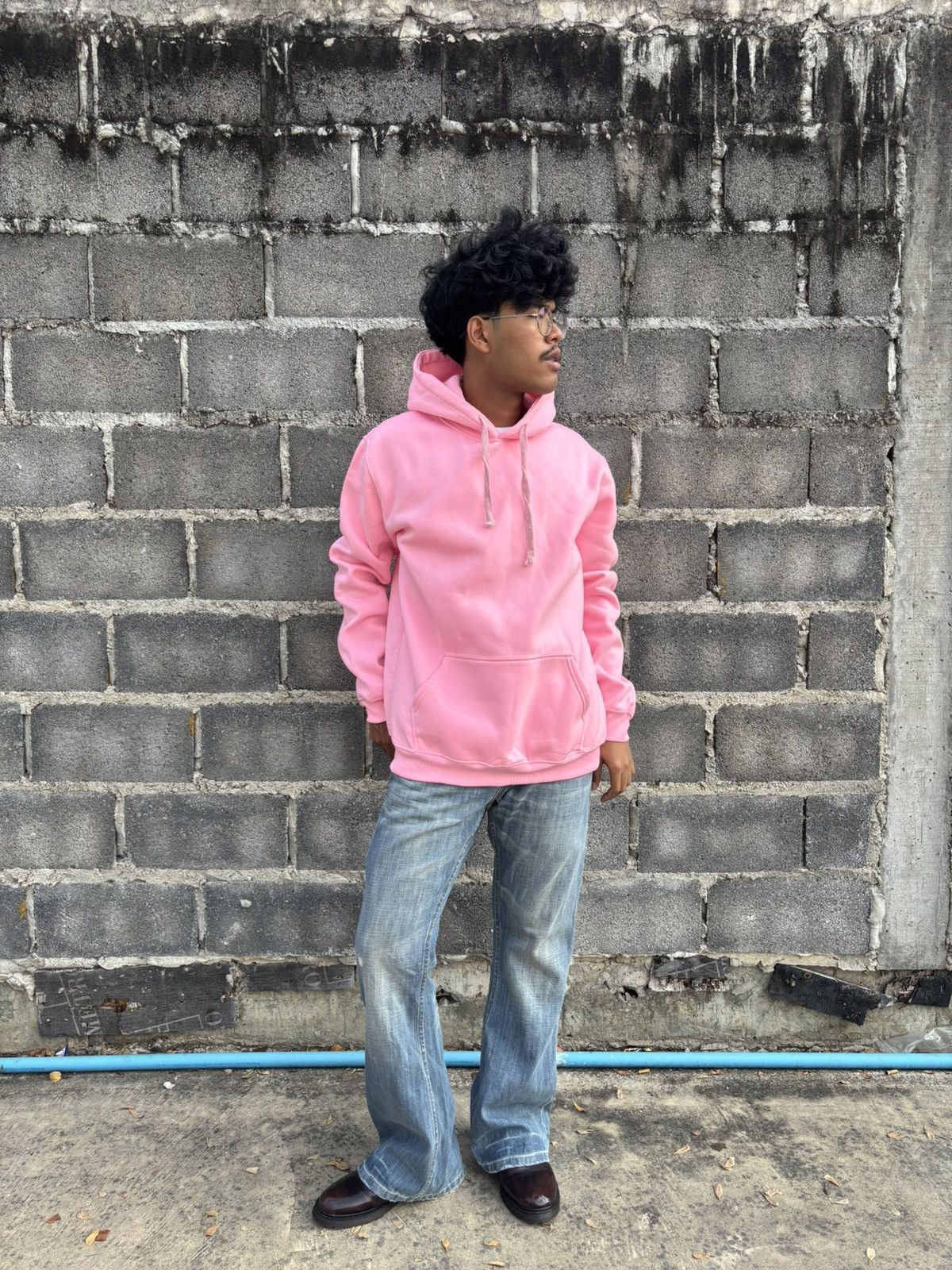 Other Blank Pink Hoodie 👛 (Size L Tall) Size US L / EU 52-54 / 3 - 8 Thumbnail