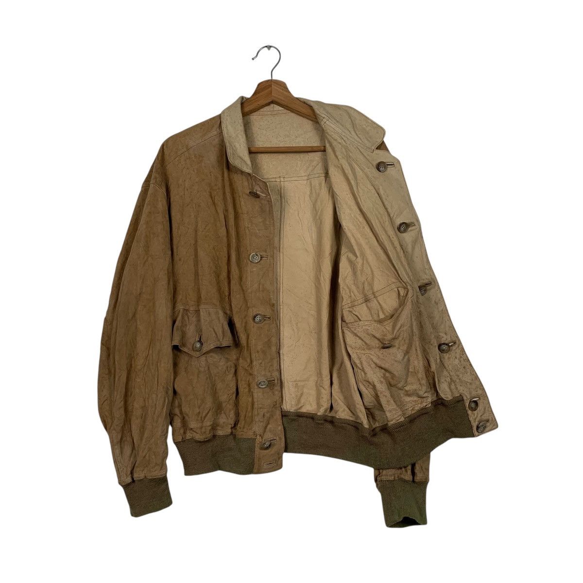 Vintage Vintage Italian Designer Remo Mercalli Suede Leather Jacket Size US M / EU 48-50 / 2 - 9 Thumbnail