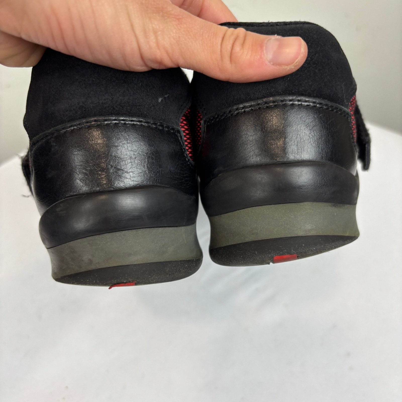 Prada Prada Leather Mesh Suede Strap Trainers SneakersMen's 7 Size US 7 / EU 40 - 13 Thumbnail