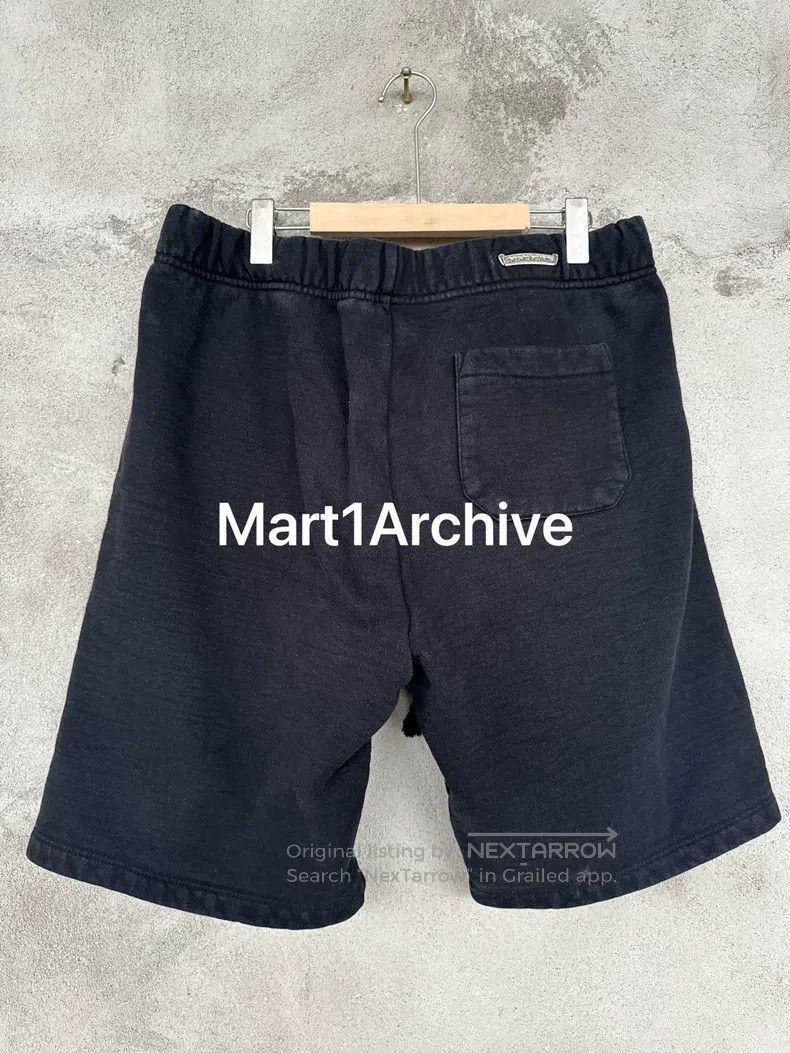 Chrome Hearts CHROME HEARTS size XL Black Thirty Word Cross Short Pants Size US 27 - 2 Thumbnail