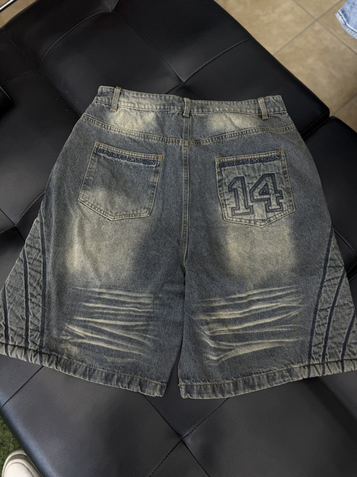 Vale Valley Vale Blue Denim Star Shorts Size 30 (NEW) Size US 30 / EU 46 - 6 Thumbnail