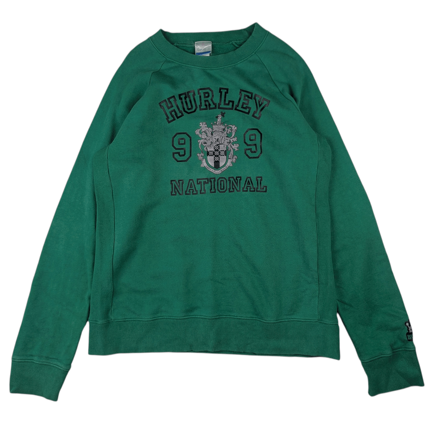 Hurley Vintage 90's HURLEY 1999 Big Logo Sweatshirts Jumper Size US L / EU 52-54 / 3 - 3 Thumbnail