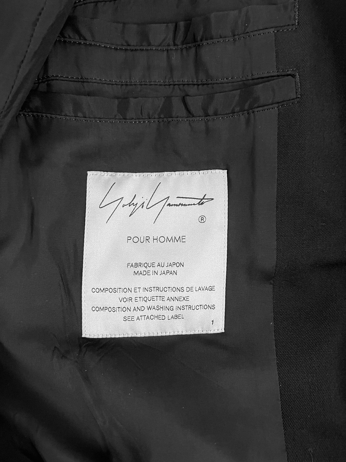 Yohji Yamamoto Yohji Yamamoto Pour Homme Gabardine DETACHABLE COLLAR JACKET Size US S / EU 44-46 / 1 - 10 Thumbnail
