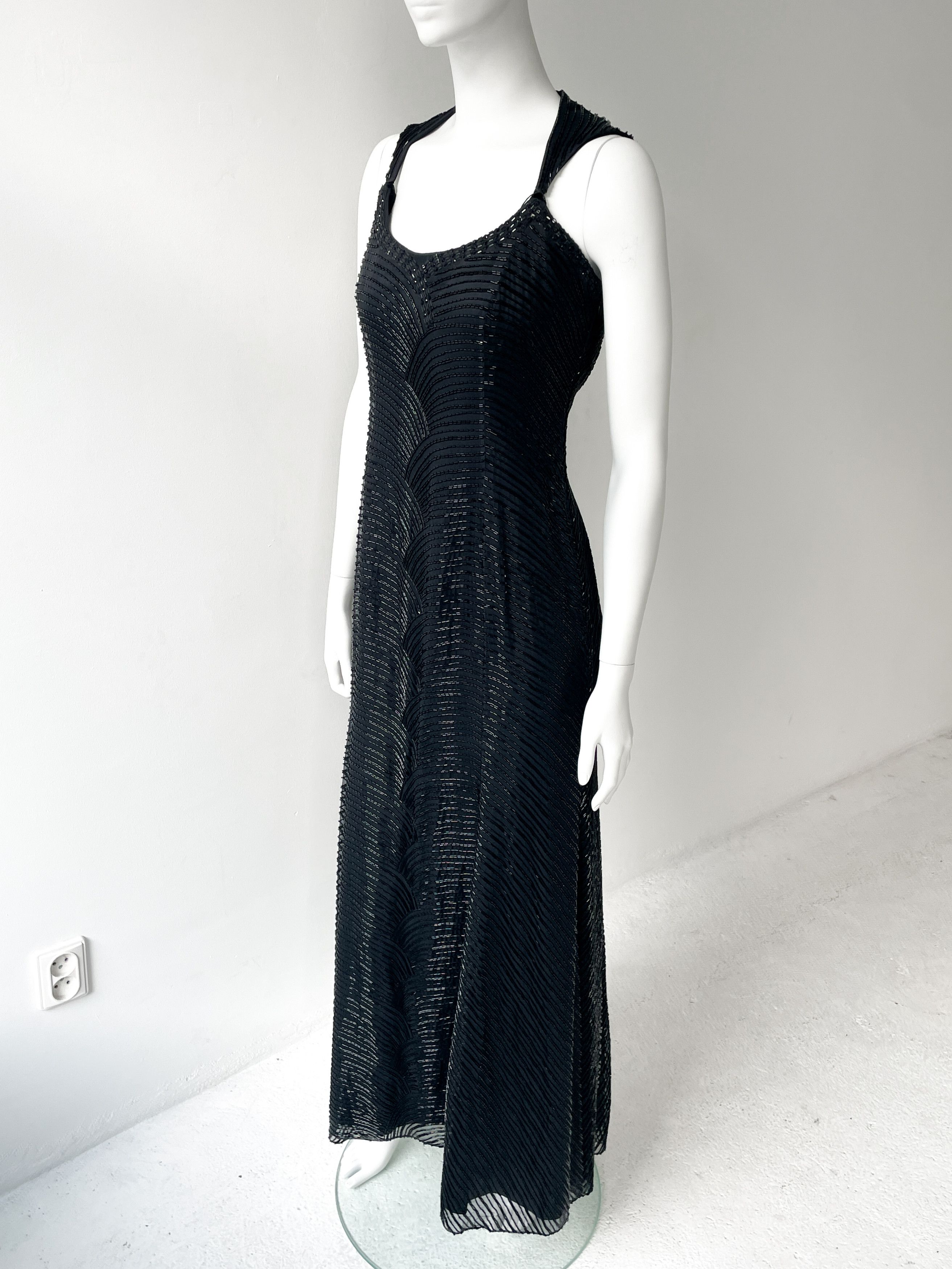Giorgio Armani FW 2004 runway beaded gown Size S / US 4 / IT 40 - 3 Thumbnail