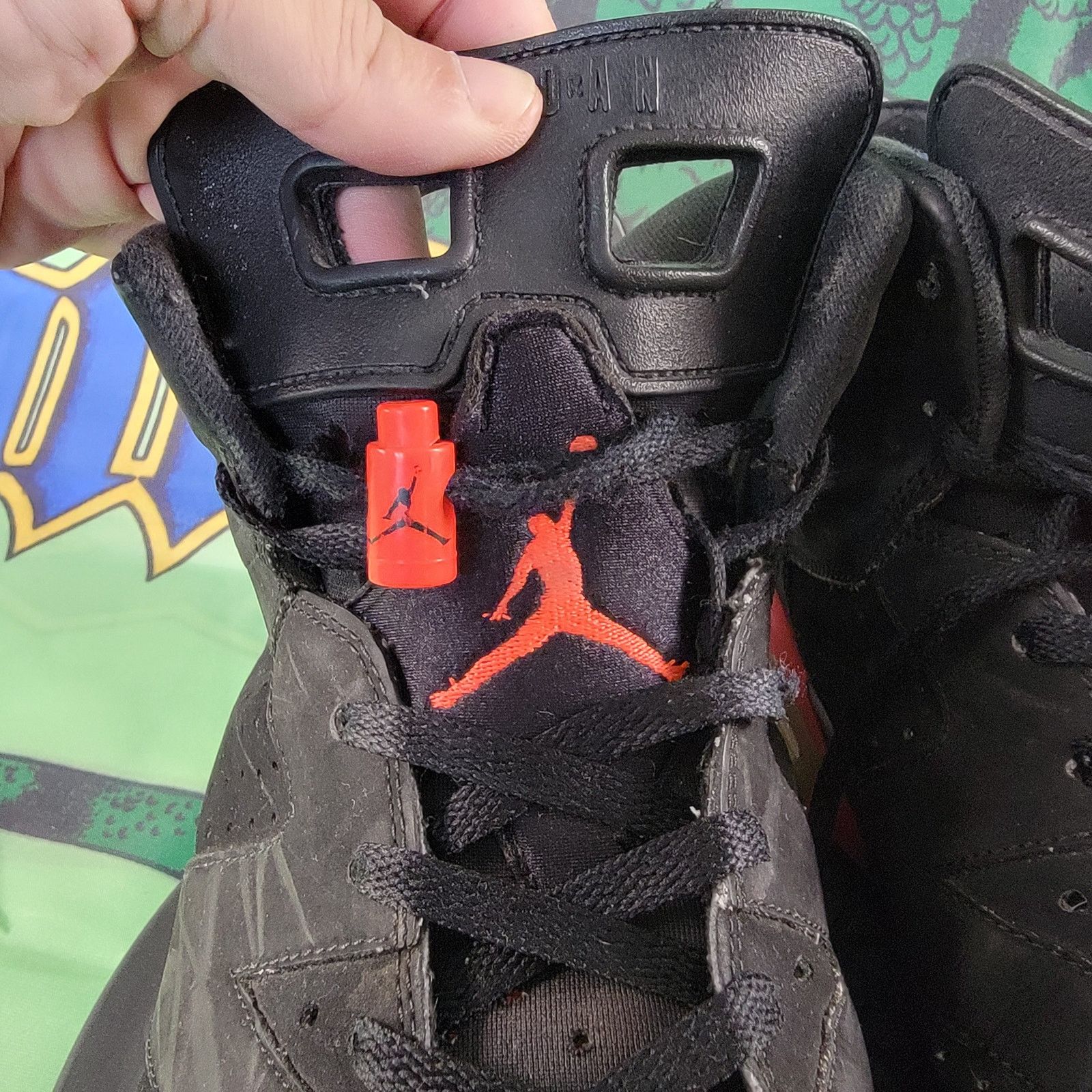 Nike Air Jordan 6 Retro 'Infrared' Mens Sz 13 Black/Infrared 23 Size US 13 / EU 46 - 7 Thumbnail