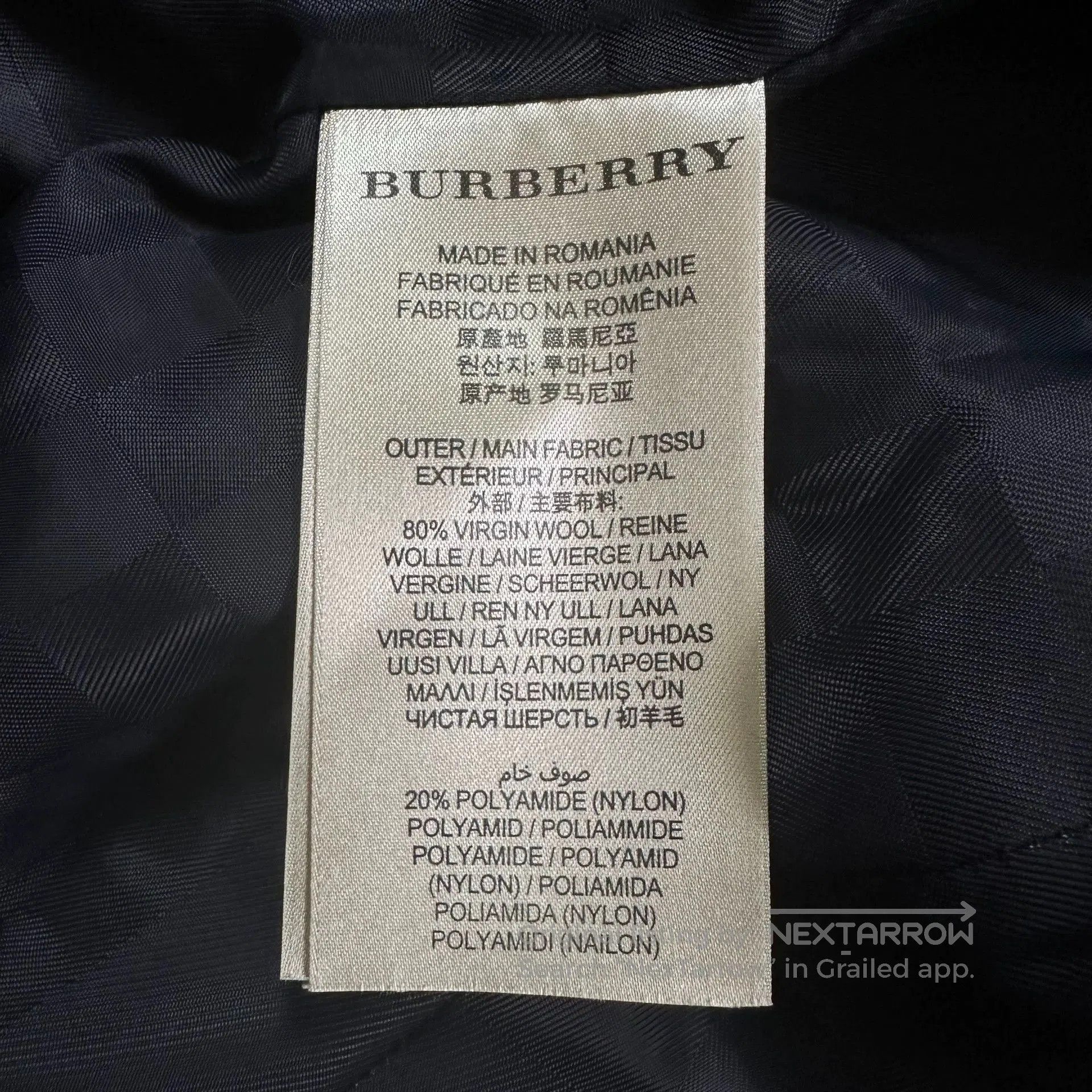 Burberry burberry blue chester coat jacket outerwear. Size US L / EU 52-54 / 3 - 7 Thumbnail