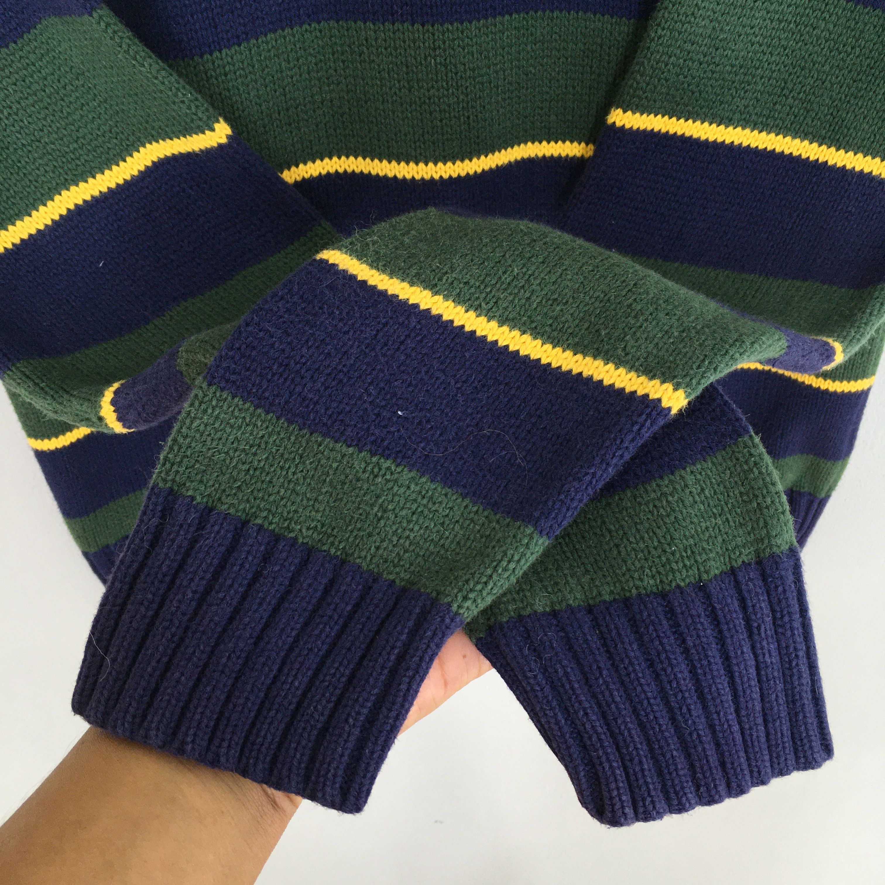 Polo Ralph Lauren Vintage Polo Ralph Lauren Stripes Knit Sweater Medium Size US M / EU 48-50 / 2 - 3 Thumbnail