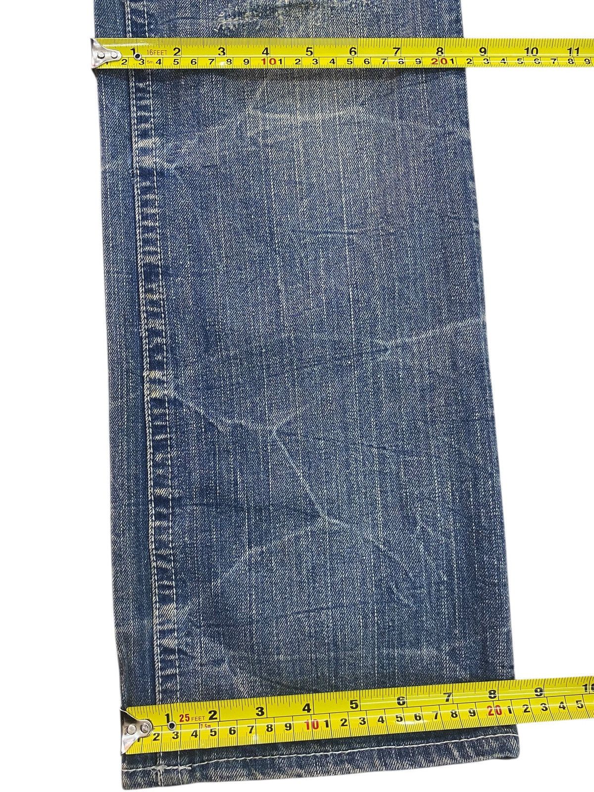 Japanese Brand Japanese Brand Mud Wash Honeycomb Style Straight Leg Jeans Size US 33 - 9 Thumbnail