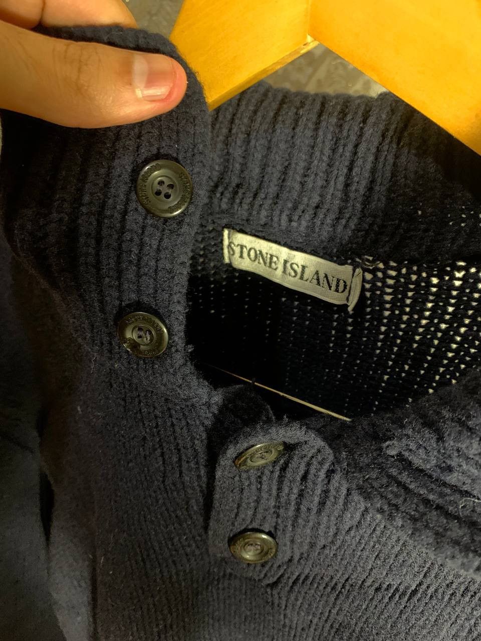 Stone Island VERY RARE STONE ISLAND ITALIAN DESIGNER SWEATER KNIT RETRO Size US L / EU 52-54 / 3 - 5 Thumbnail