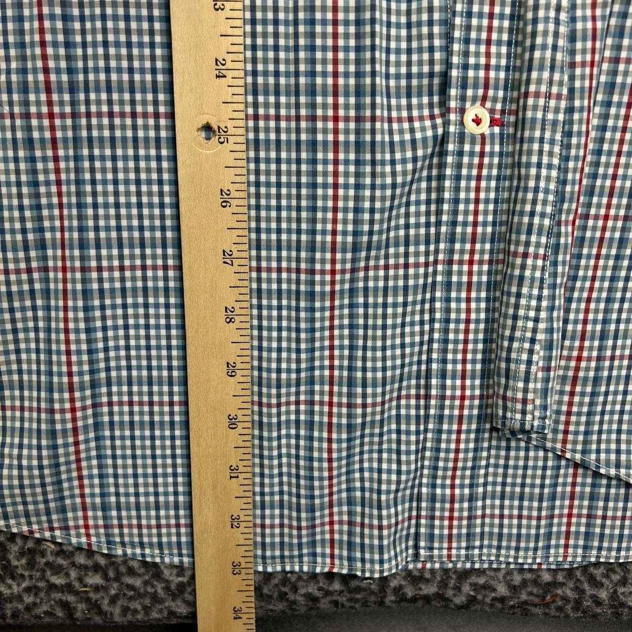 Nautica Vintage Nautica Button Down Shirt Men Plaid Cotton XL Size US XL / EU 56 / 4 - 3 Thumbnail
