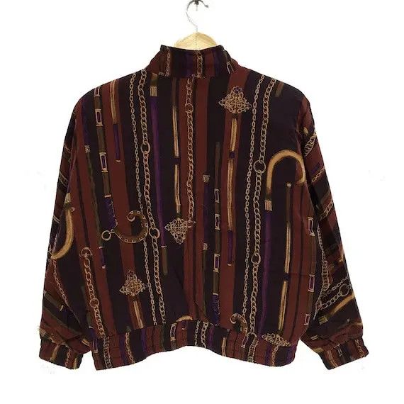 Vintage Vintage INTER NEEDS Monograms Gangster Coogi Style Jacket Size M / US 6-8 / IT 42-44 - 6 Thumbnail