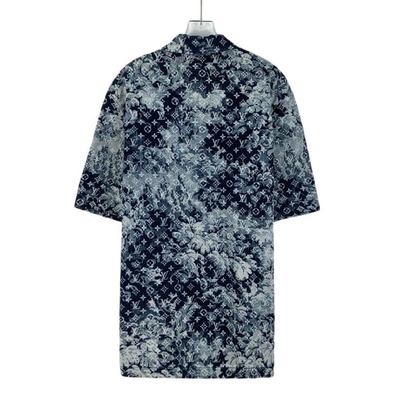 Louis Vuitton Louis Vuitton Cotton lapel single breasted short sleeve sh Size US XL / EU 56 / 4 - 2 Thumbnail