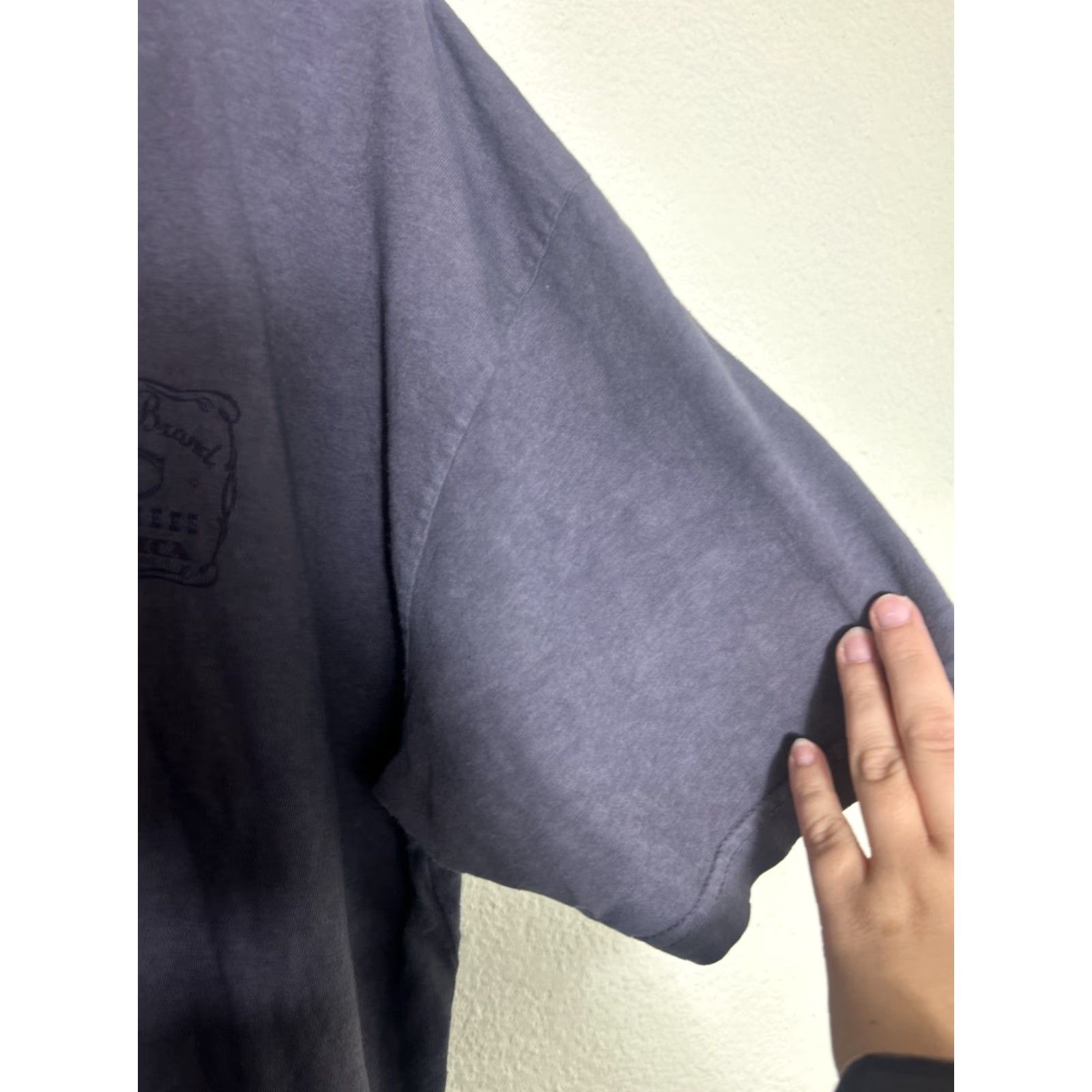 Lucky Brand Lucky Brand Short Sleeve T Shirt Gray One Size fits Him Stained Size US M / EU 48-50 / 2 - 5 Thumbnail