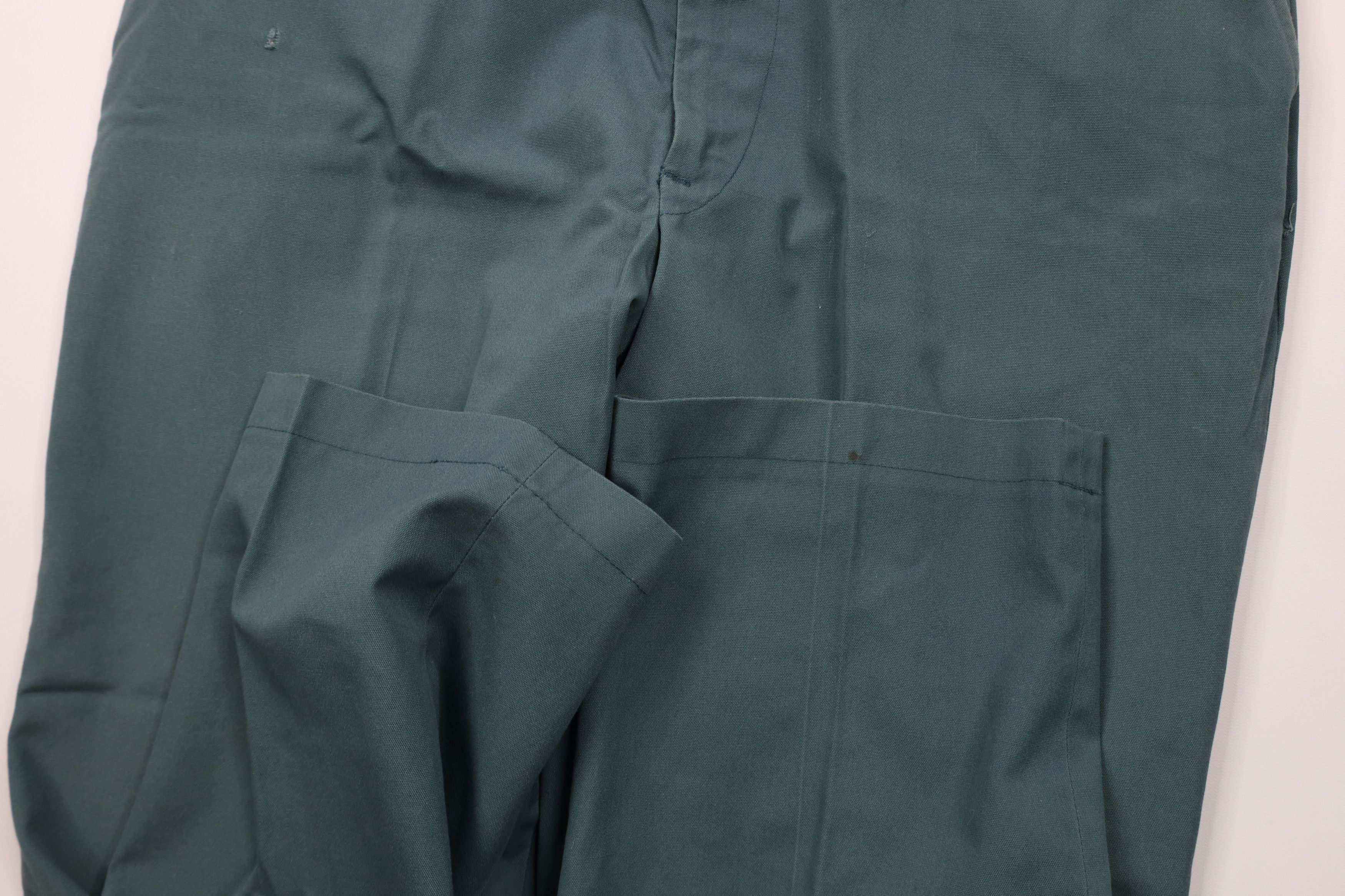 Vintage 70s Big Mac Mechanic Work Wide Leg Pants Green USA