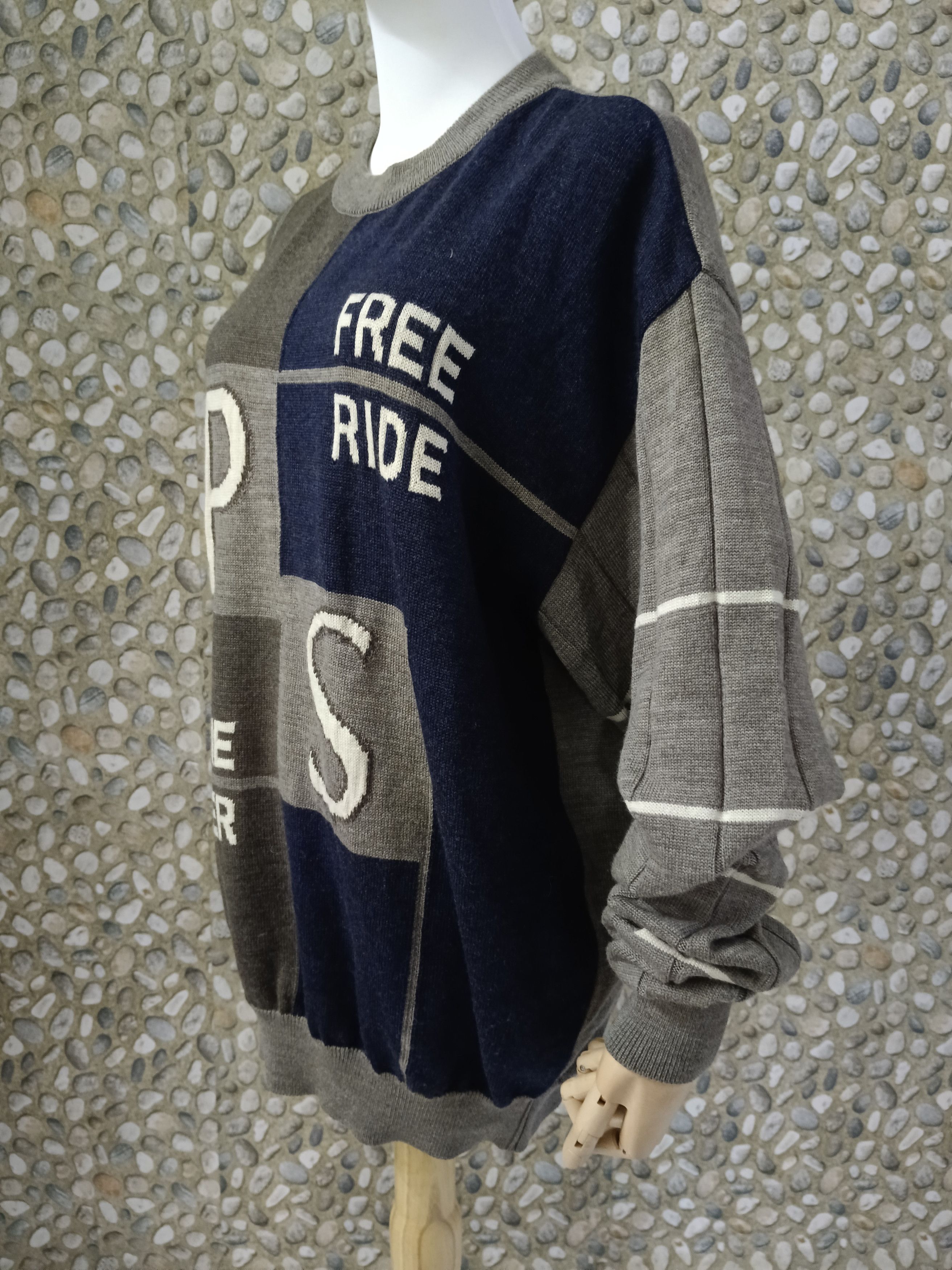 Vintage 90s PIA SPORTS KNIT SWEAT Size US L / EU 52-54 / 3 - 3 Thumbnail