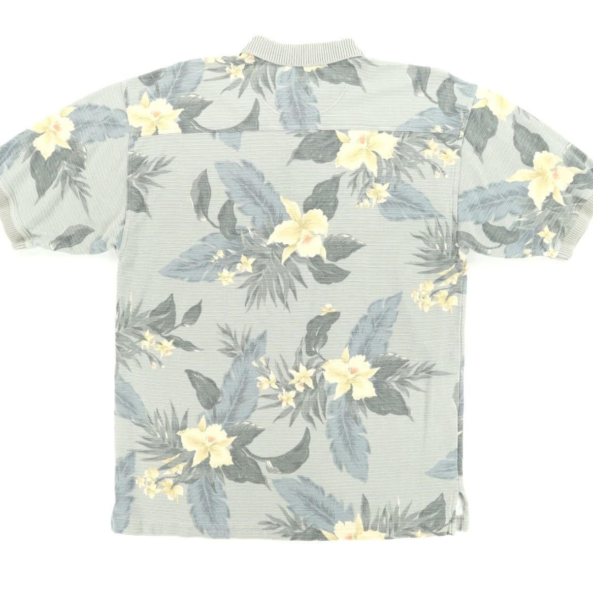 Tommy Bahama VTG Tommy Bahama Polo Shirt Green Floral Silk Micro Terry Men M Shirt Size US M / EU 48-50 / 2 - 4 Thumbnail