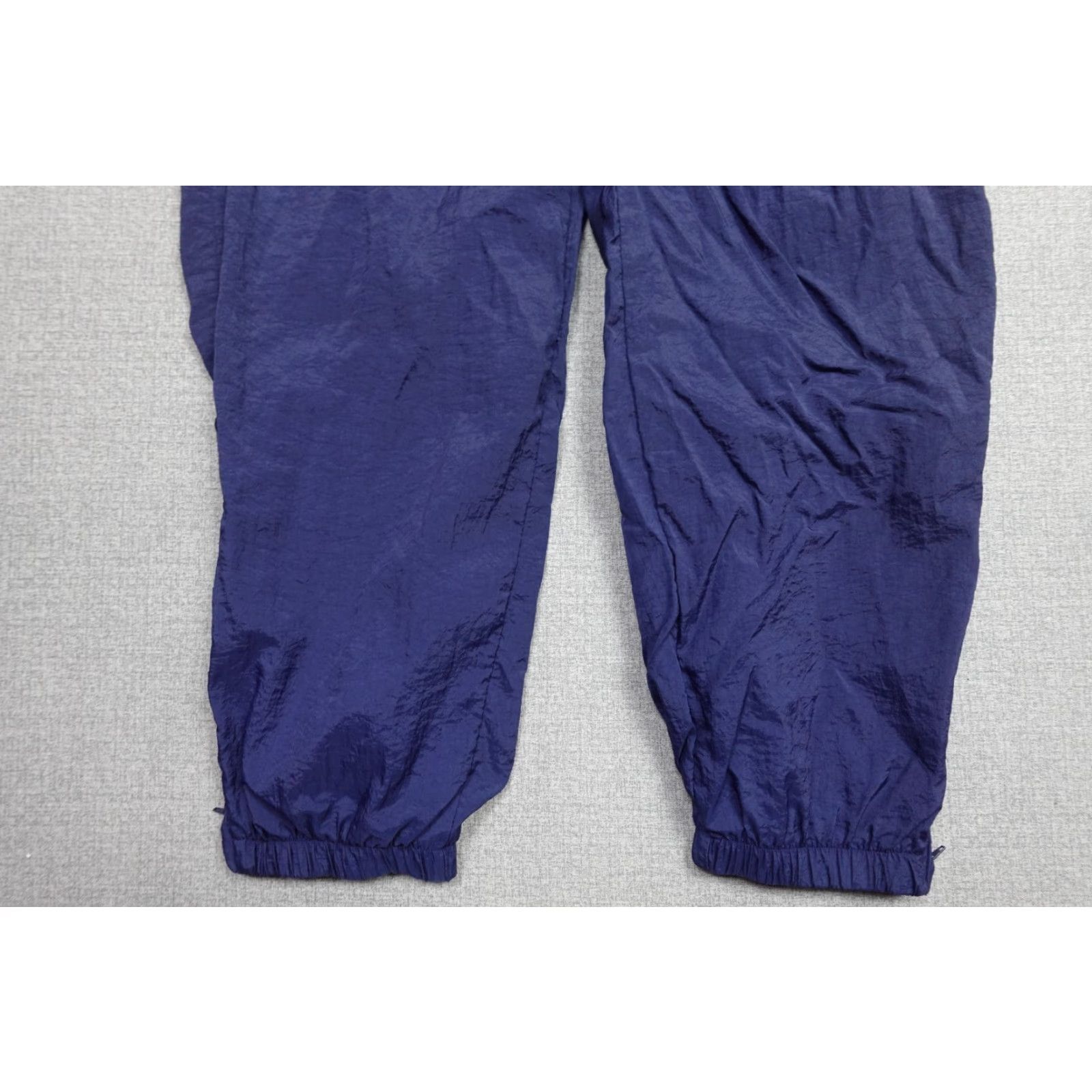 Nike VINTAGE Nike Track Pants Mens XL Blue Lined Baggy Swishy Running Drawstring Size US 32 / EU 48 - 3 Thumbnail