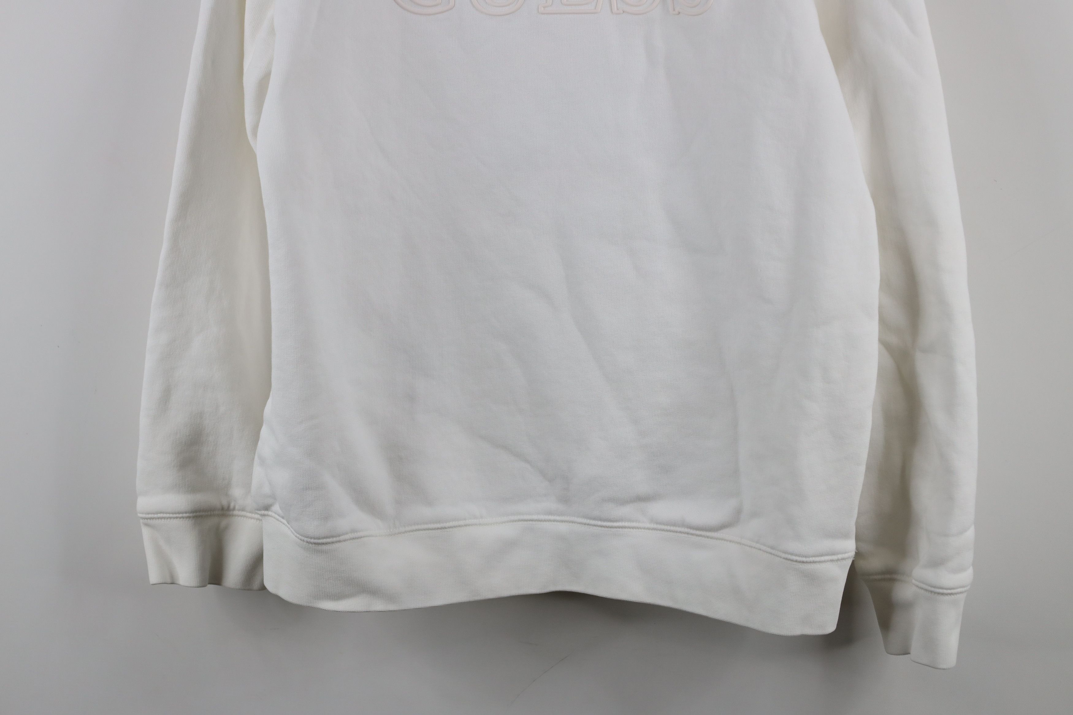 Guess × Vintage Vintage 90s Y2K Guess Spell Out Crewneck Sweatshirt White Size US M / EU 48-50 / 2 - 3 Thumbnail
