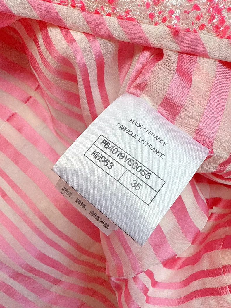 Chanel Chanel Roof series fluorescent pink soft tweed four-pocket Size XS / US 0-2 / IT 36-38 - 6 Thumbnail