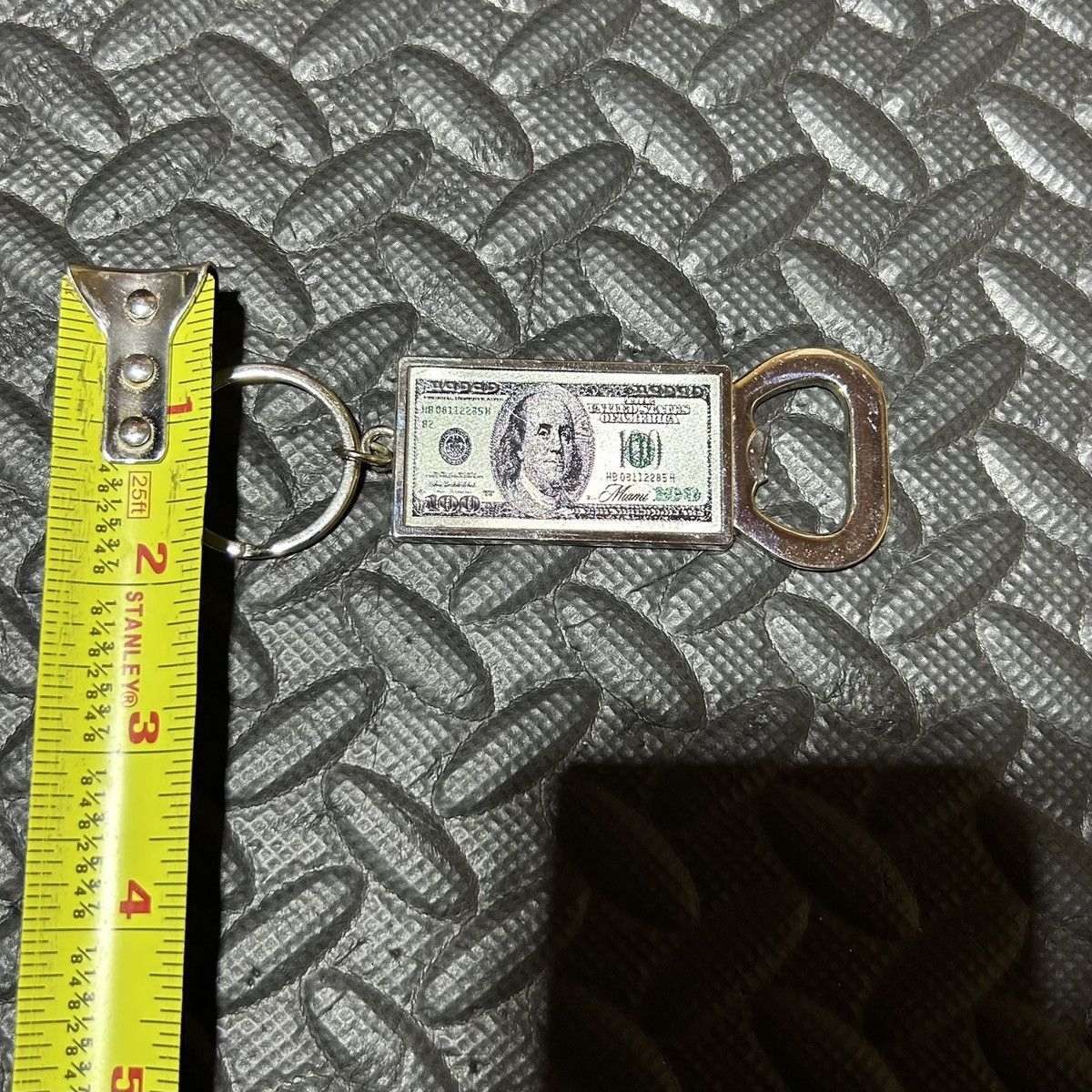 Other 100 Dollar Bill Keychain Bottle Opener Ben Franklin 4” Size ONE SIZE - 4 Thumbnail