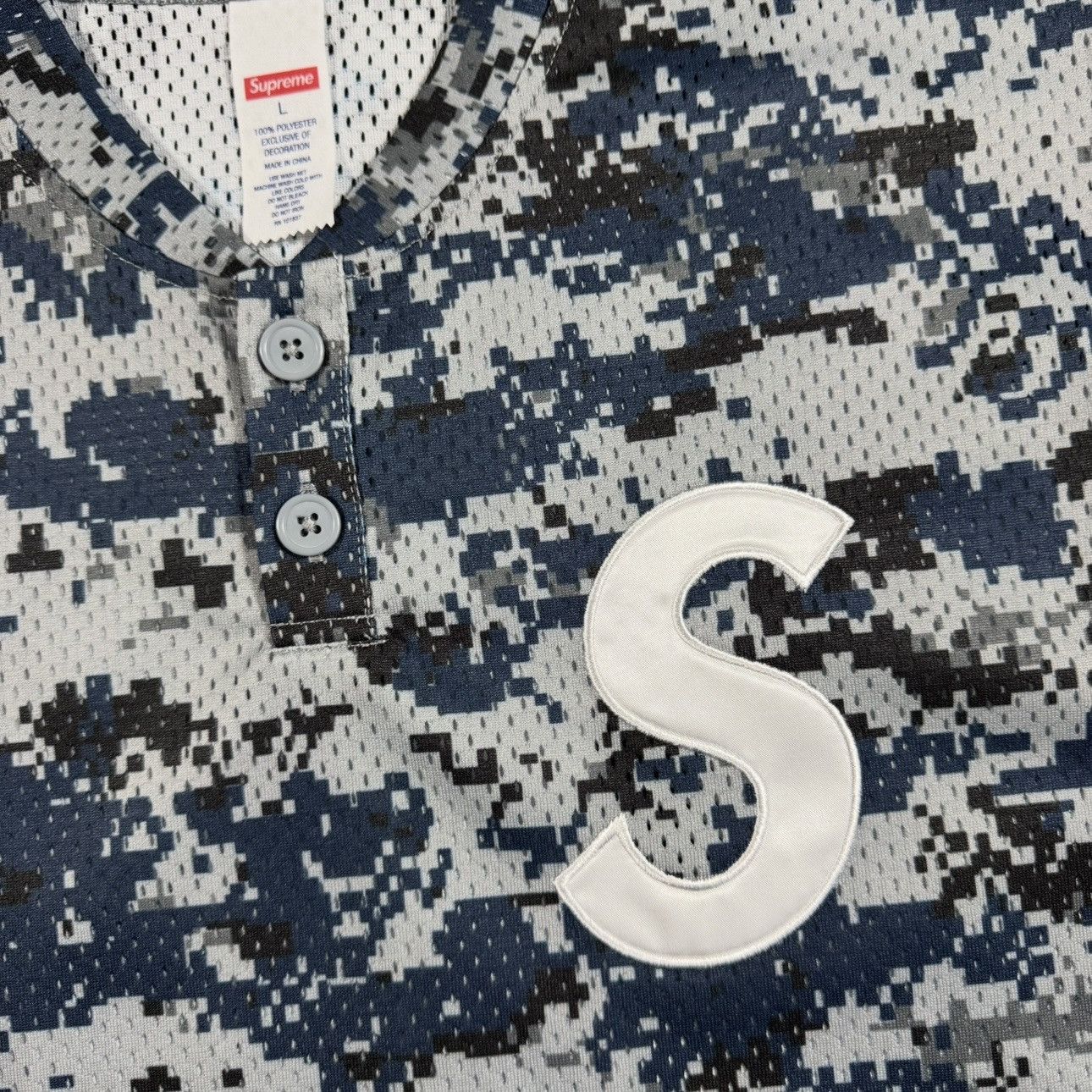 Supreme Supreme S Logo Baseball Henley Size US L / EU 52-54 / 3 - 3 Thumbnail