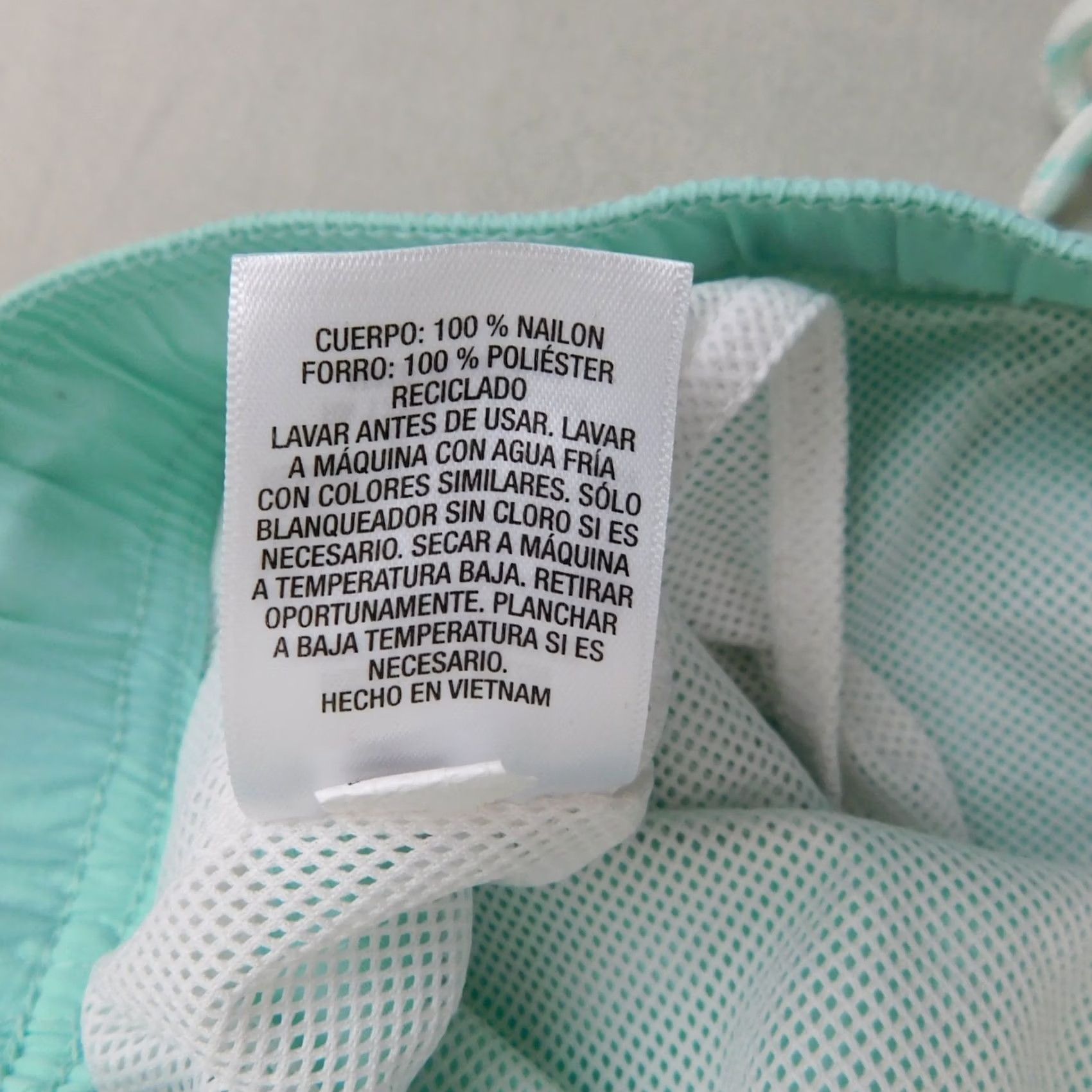 Vintage Goodfellow & Co Swim Trunks Shorts Seafoam Green L Adults Pockets Beach Tropical Mens Size US 33 - 8 Thumbnail