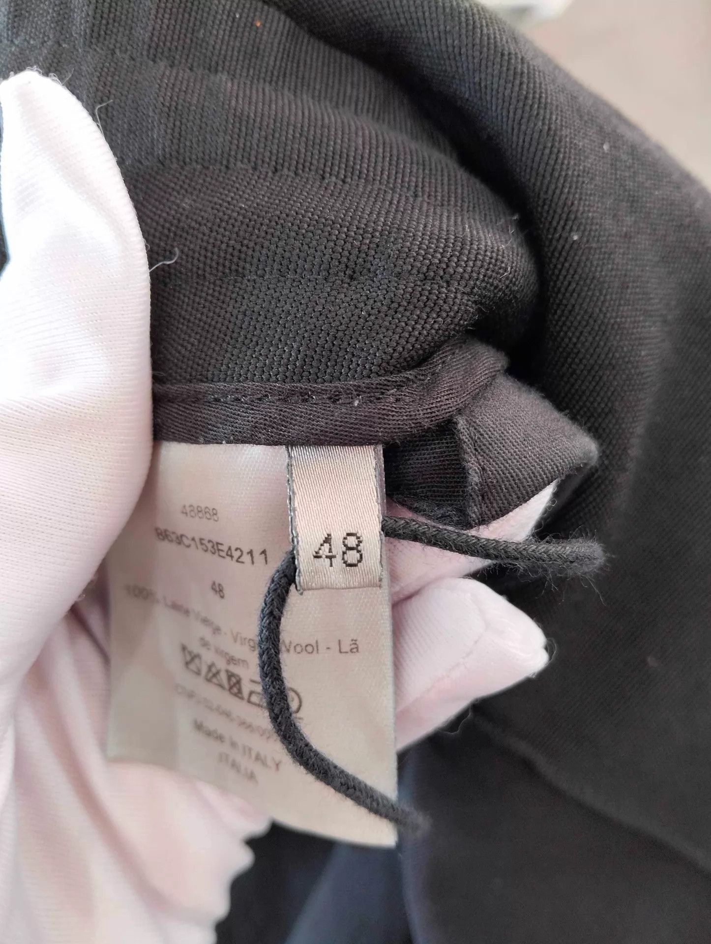 Dior Dior Black Wool Zip-leg Trousers 48 Size US 32 / EU 48 - 6 Thumbnail