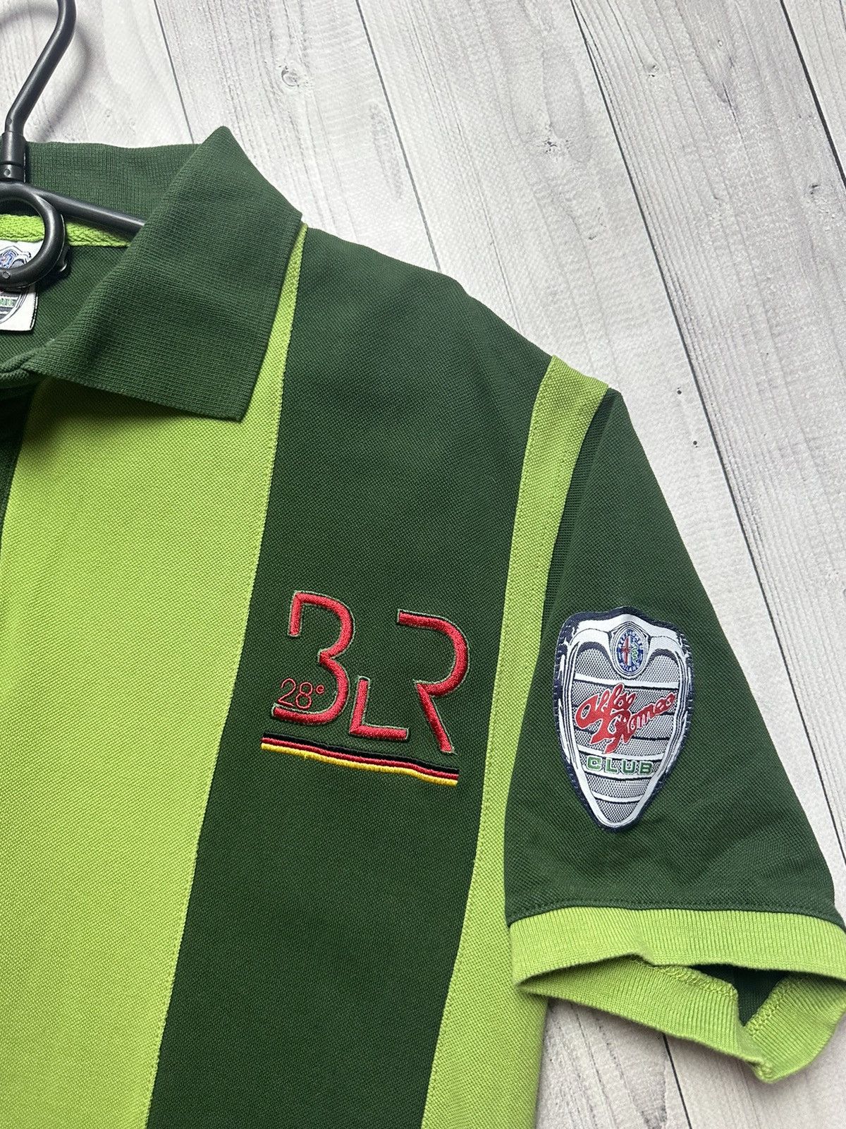 Other Vintage Racing polo Alfa Romeo green size XL logo Size US XL / EU 56 / 4 - 5 Thumbnail