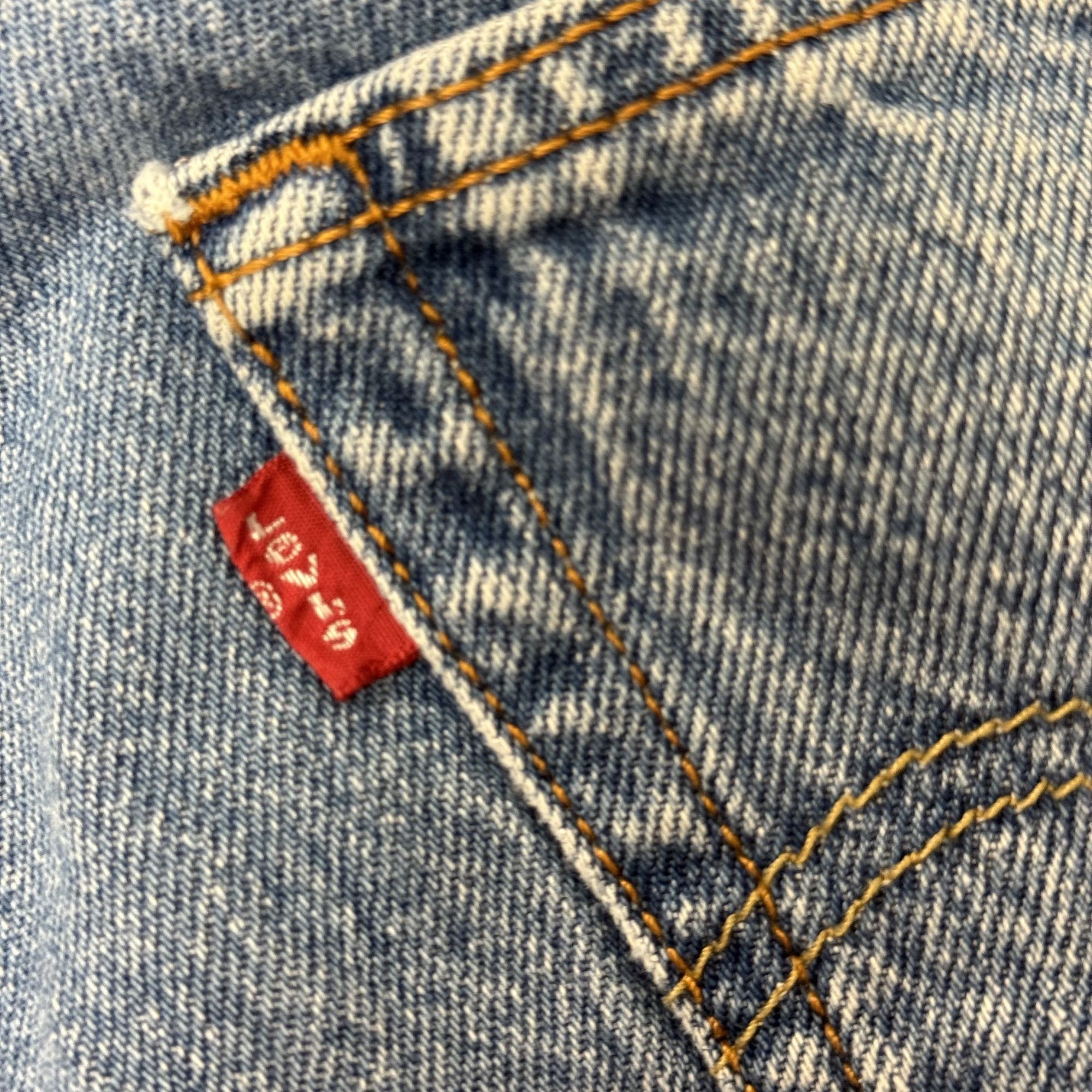 Levi's Vtg Levis 501 XX DISTRESSED Blue Jeans BUTTON FLY Pants Size US 38 / EU 54 - 5 Thumbnail